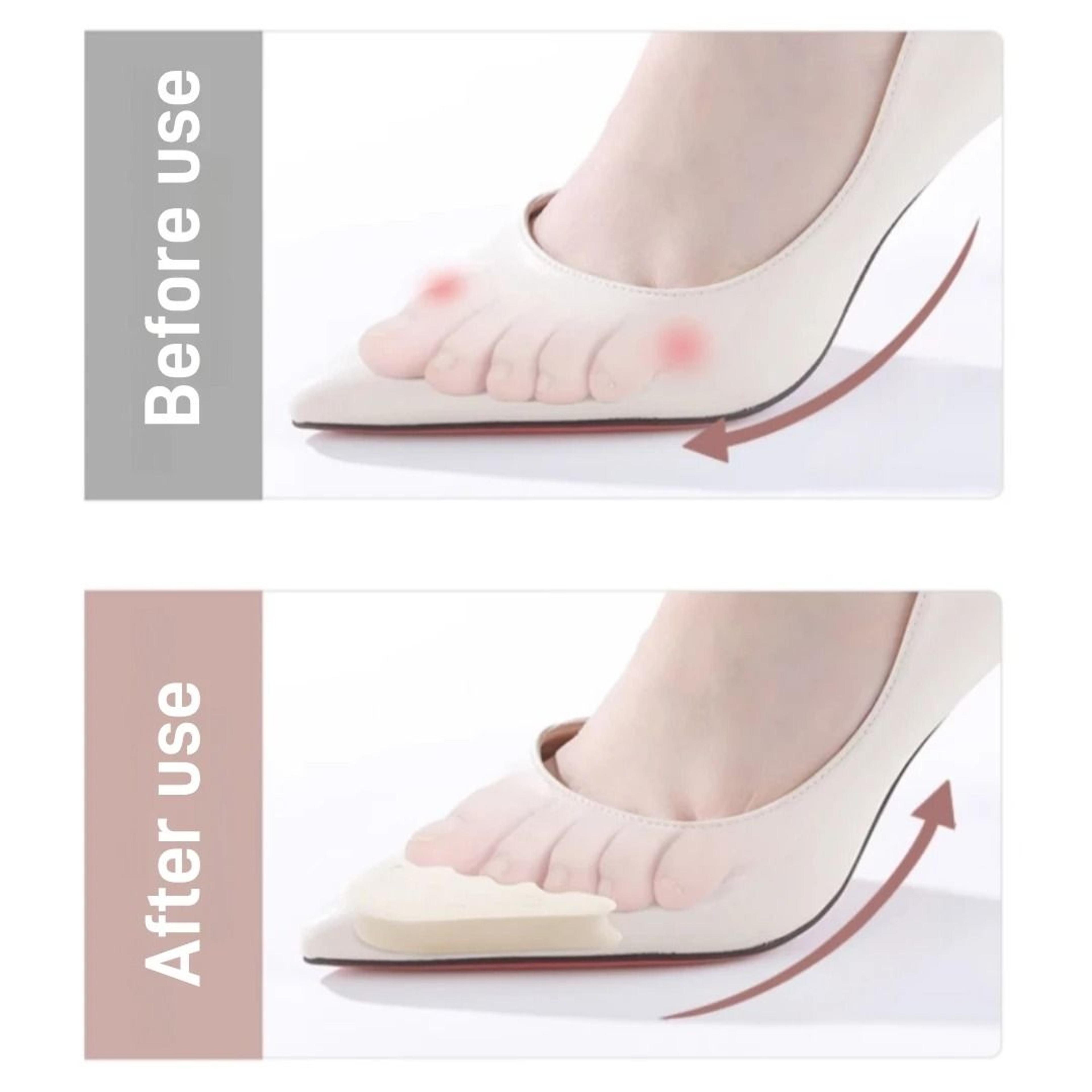 Soft Toe Plug Half Insoles For Shoe Adjustment And Comfort 5