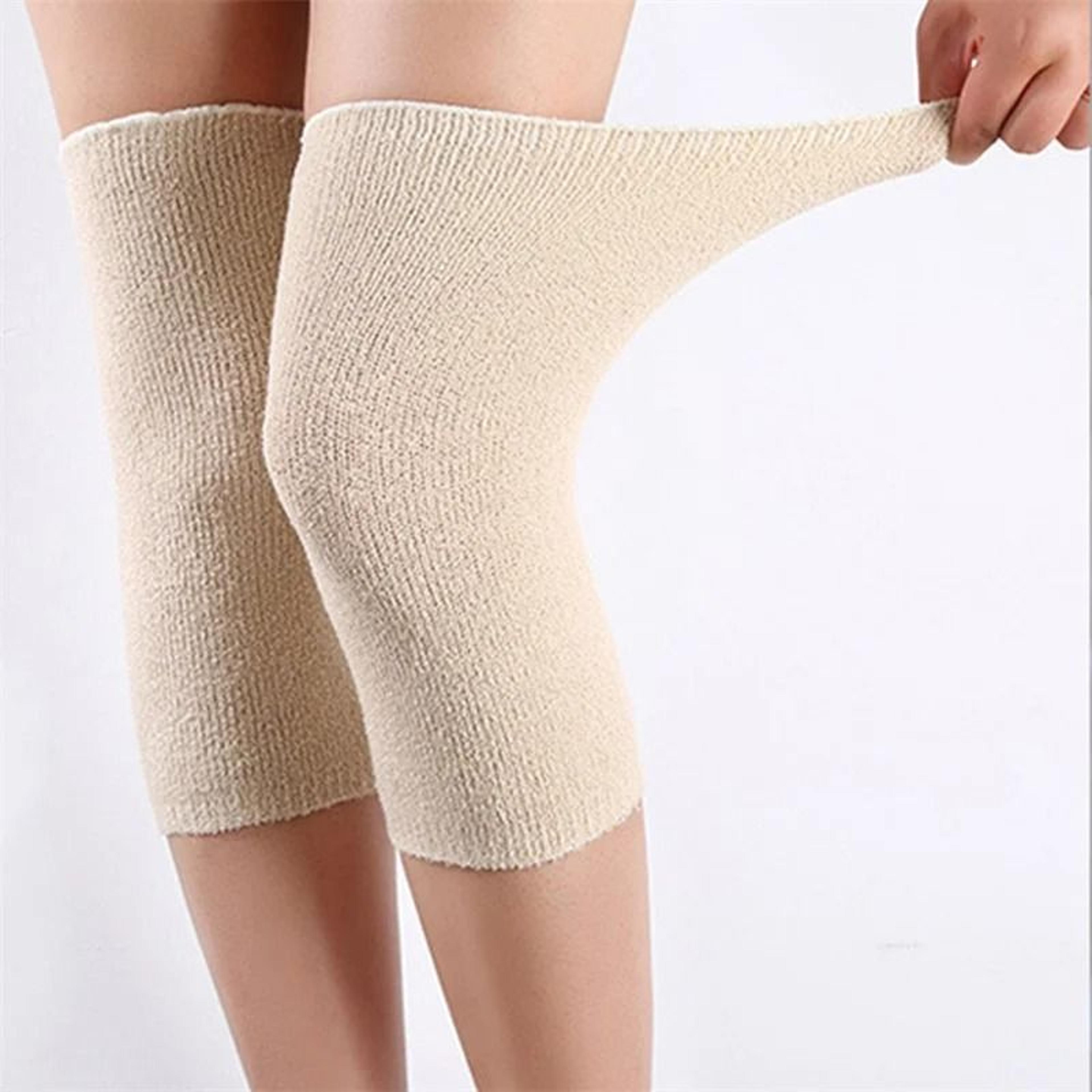 Winter Warm Knee Pads Bamboo Charcoal Thermal Support For Men And Women 8