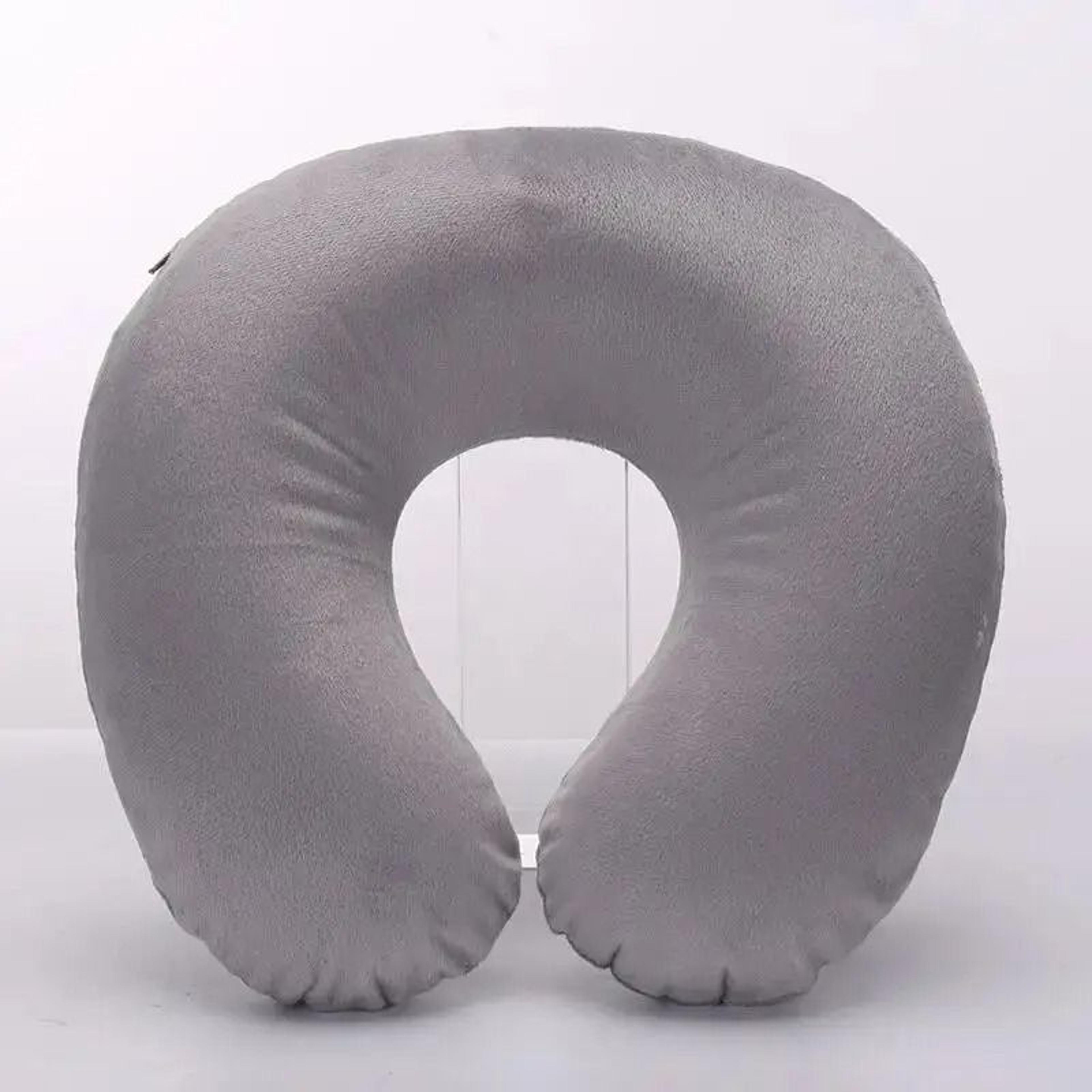 U Shaped Inflatable Travel Pillow Portable Neck Support Cushion 3