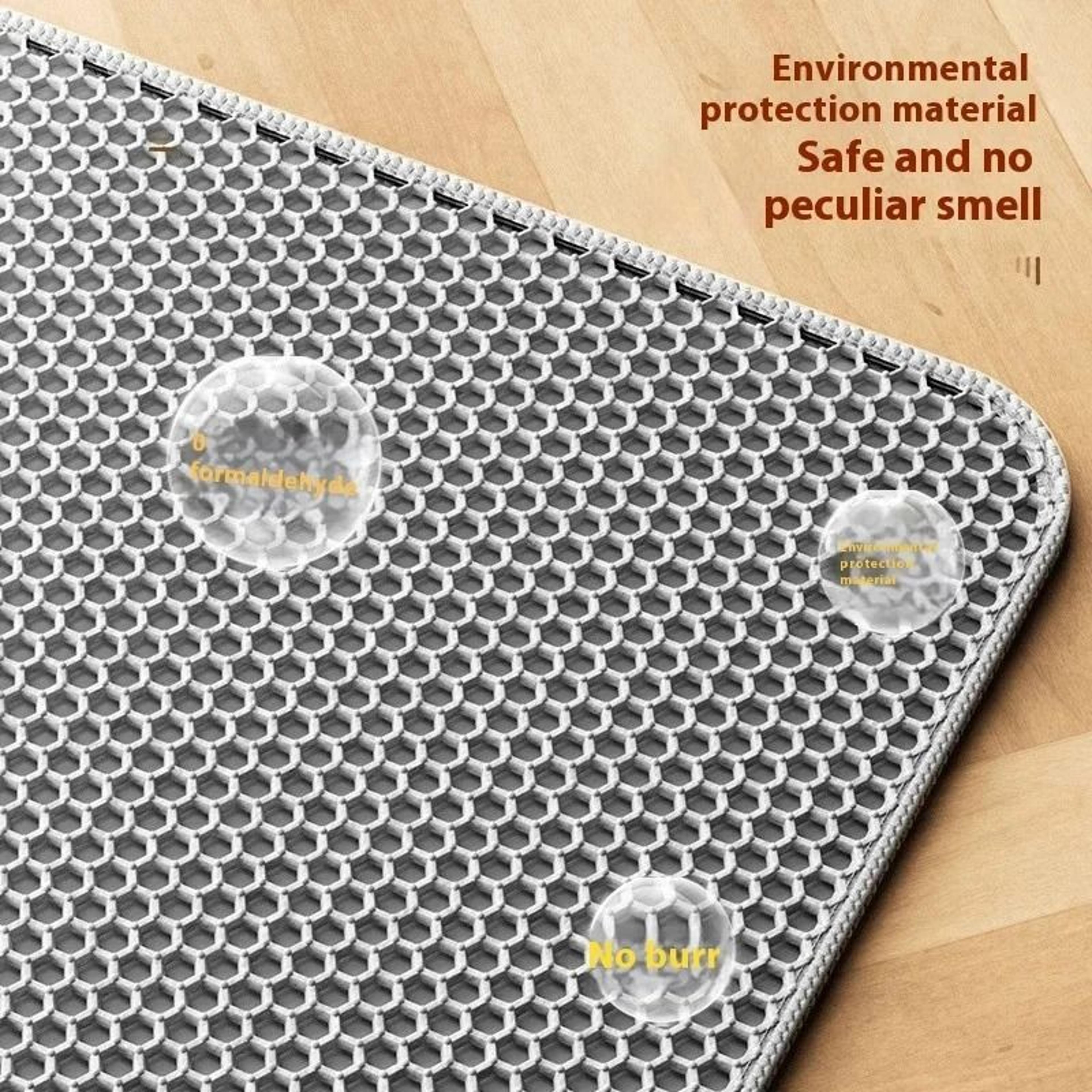 Premium Large Cat Litter Mat Waterproof Double Layer Litter Trapper 4