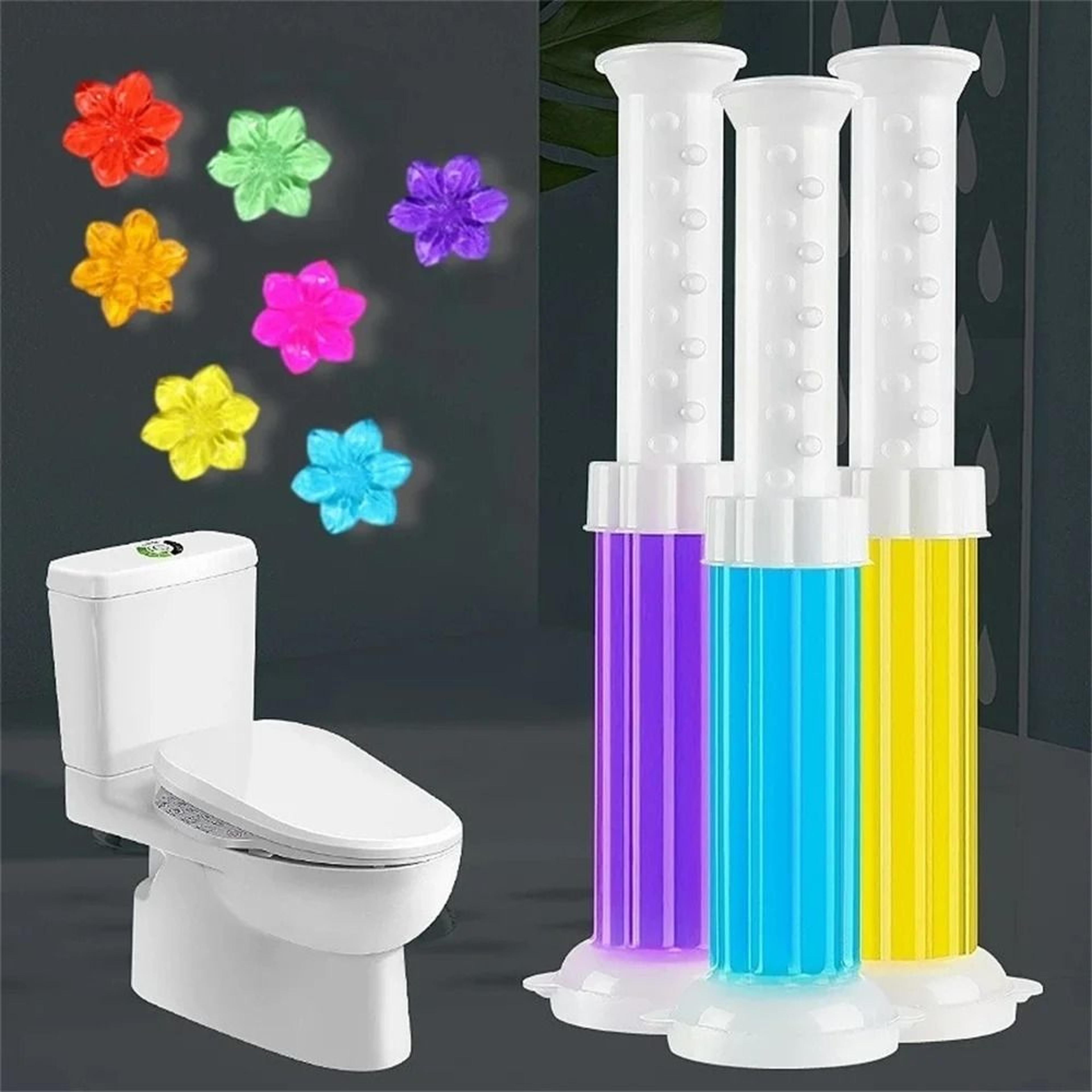 flower aroma toilet cleaning gel deodorizing household cleaner