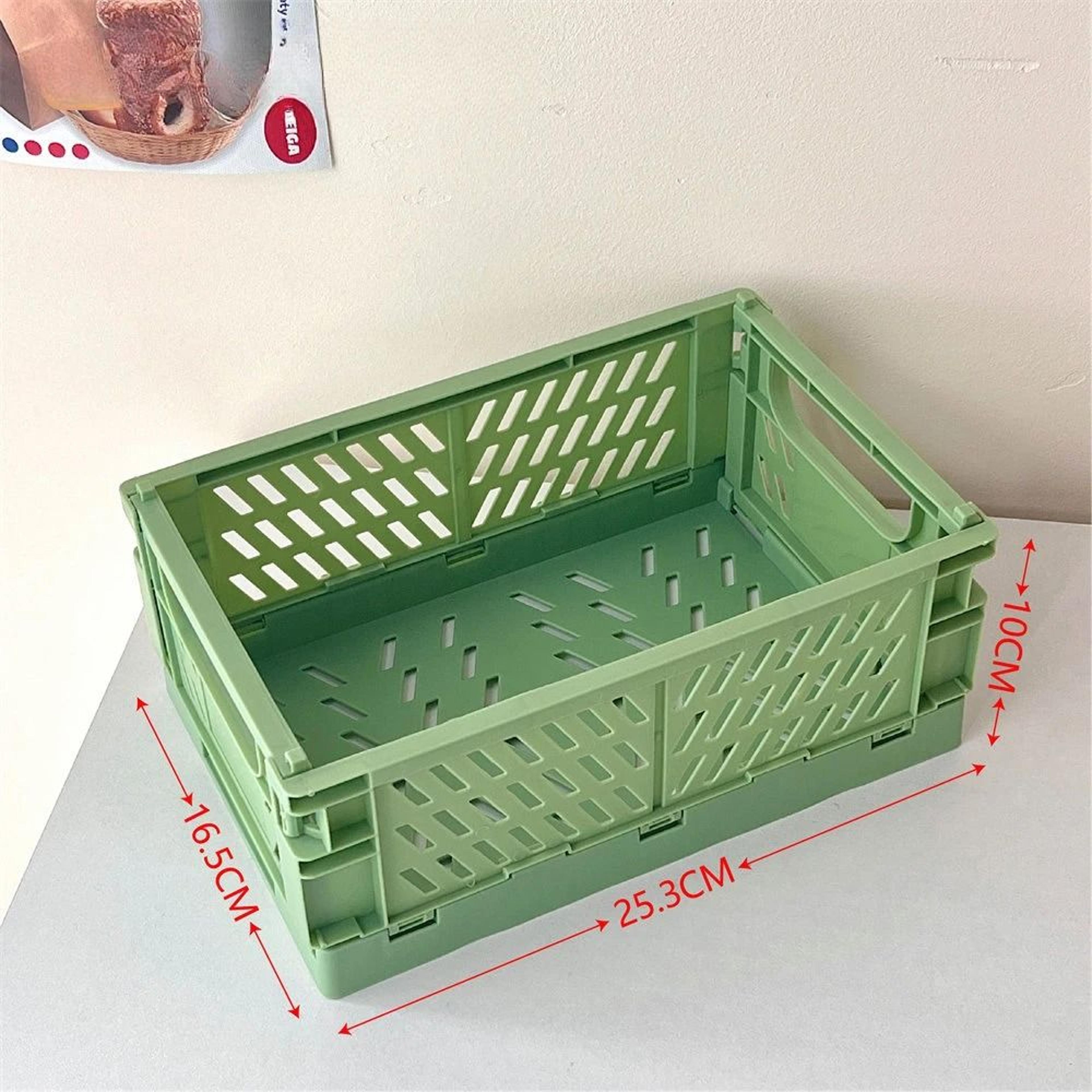 Folding Plastic Storage Box Organizer 7