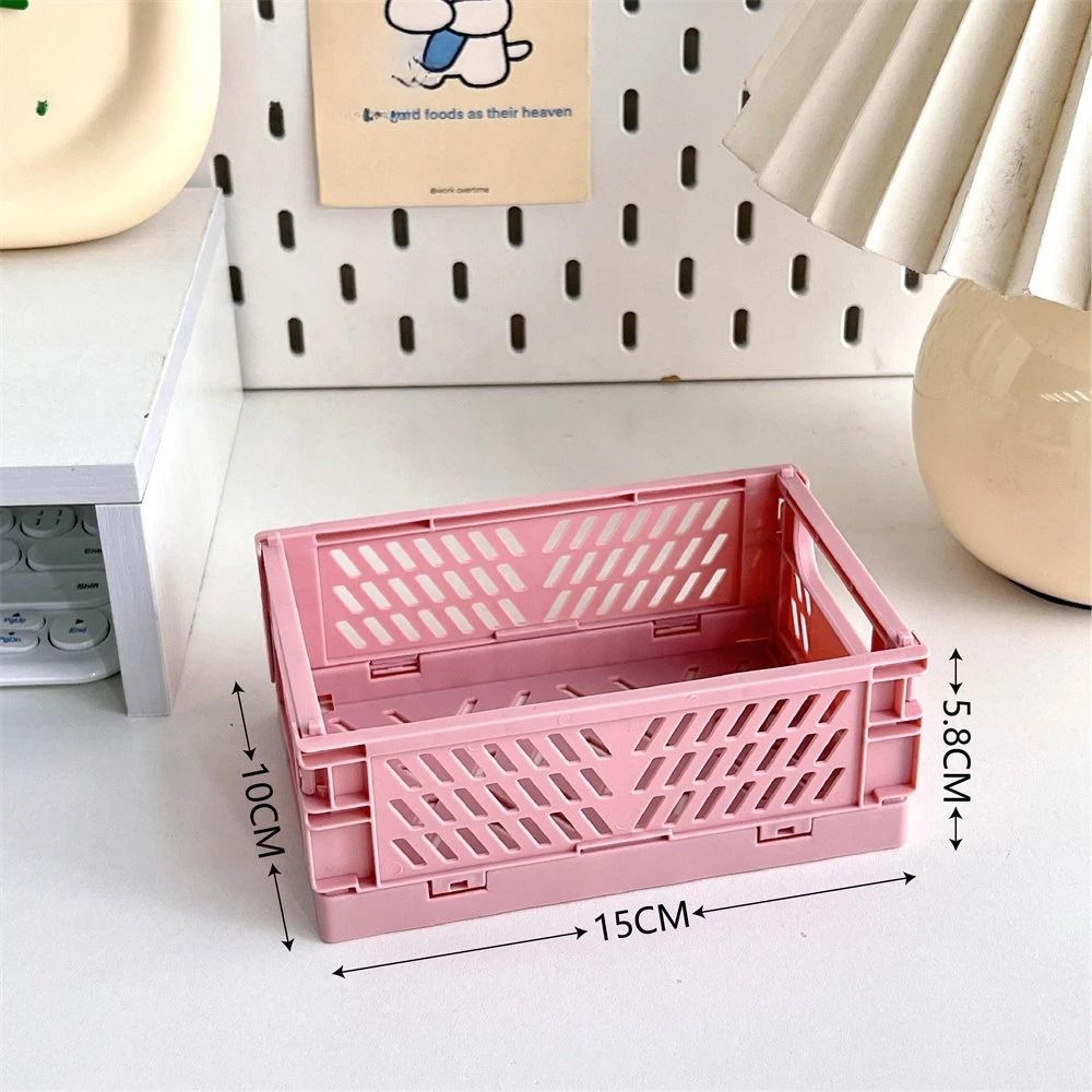 Folding Plastic Storage Box Organizer 16