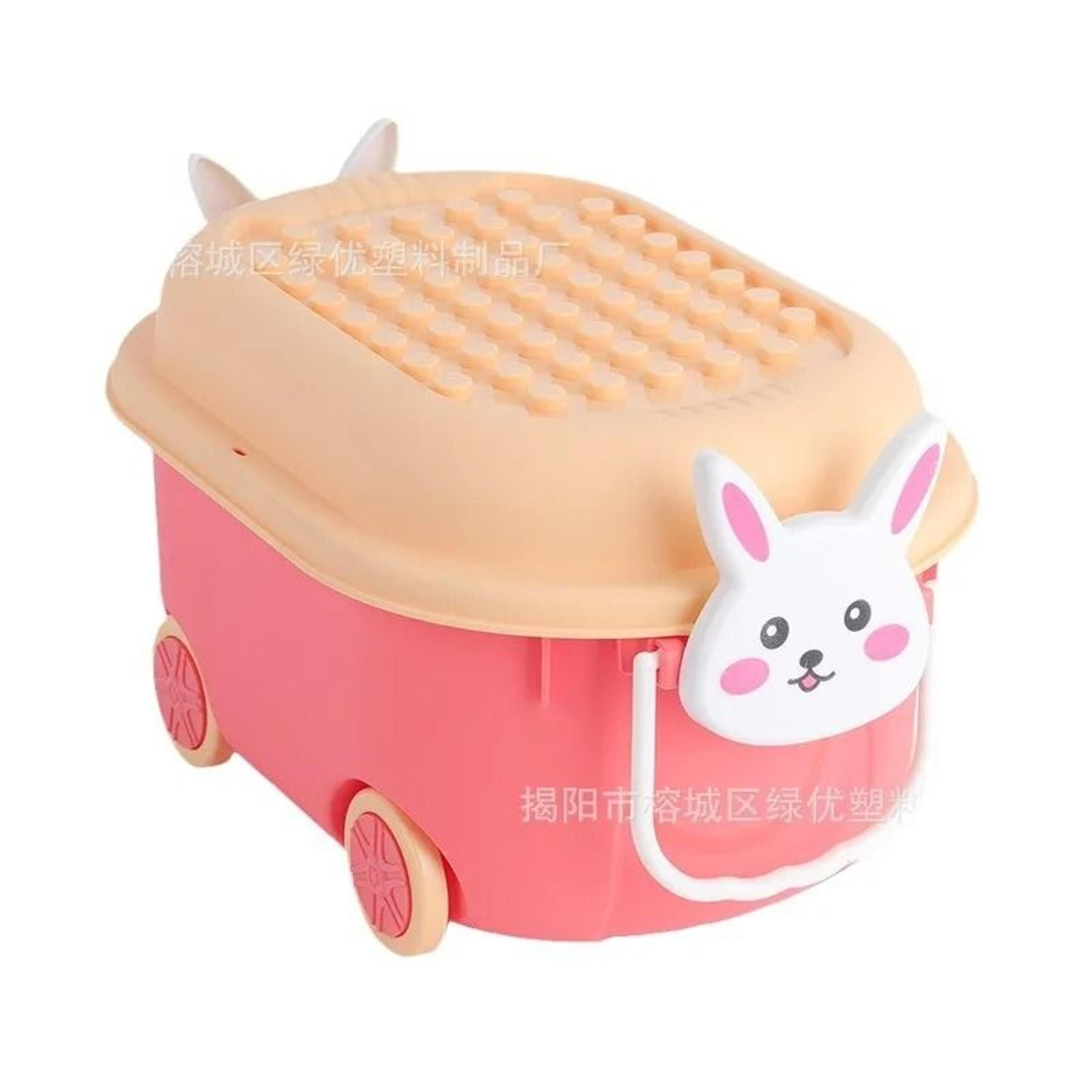 Cartoon Toy Storage Box Organizer For Kids Home Storage 4