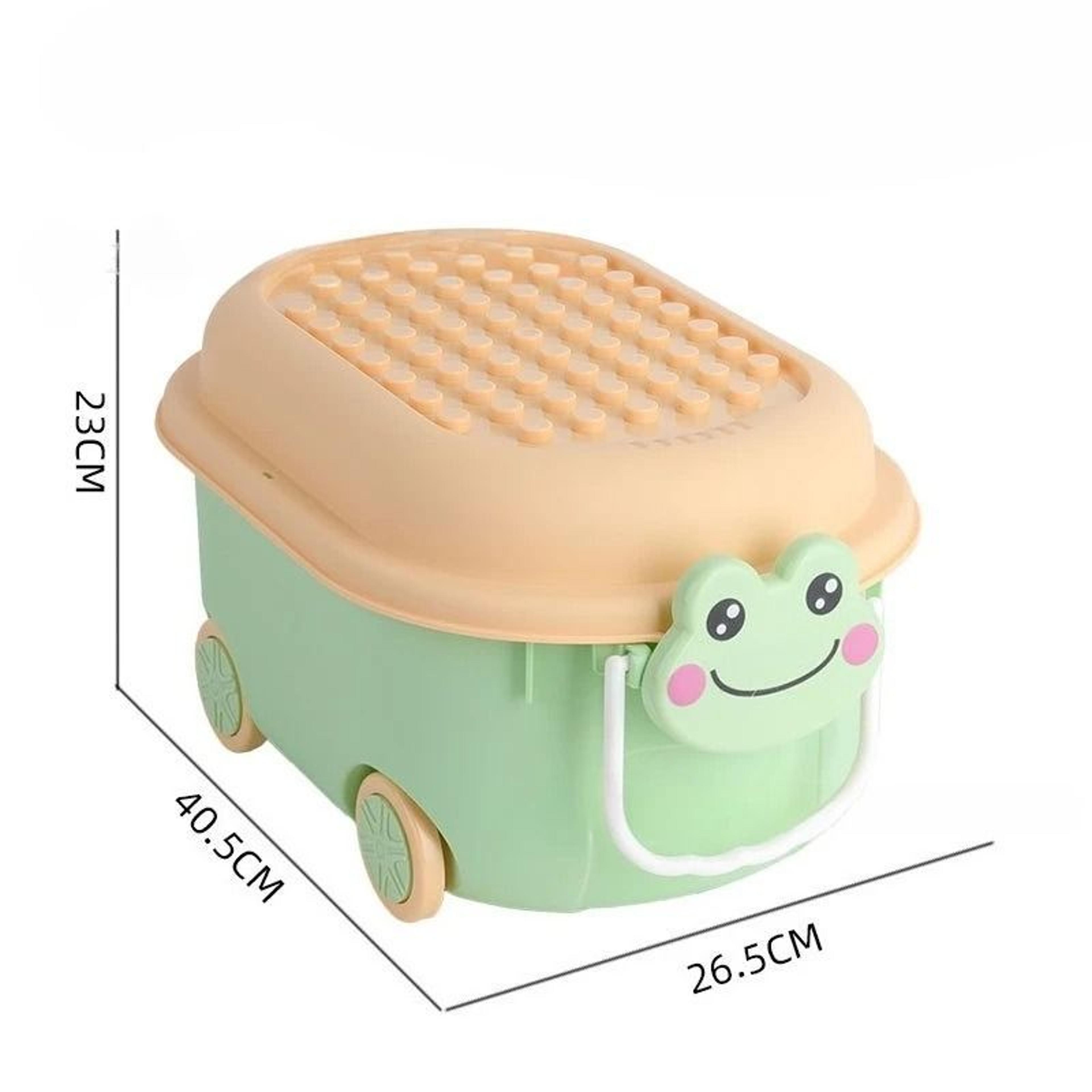 Cartoon Toy Storage Box Organizer For Kids Home Storage 5