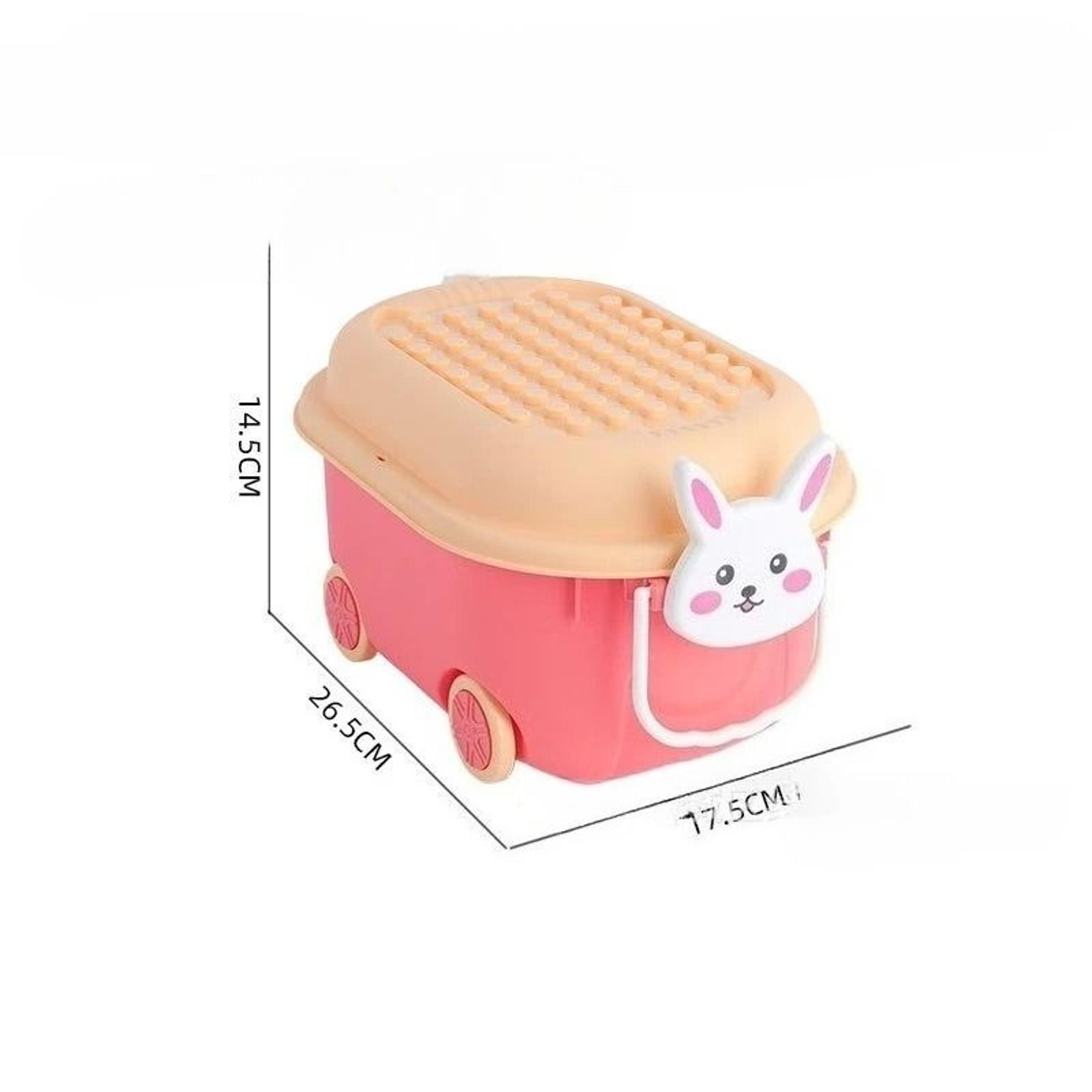 Cartoon Toy Storage Box Organizer For Kids Home Storage 8