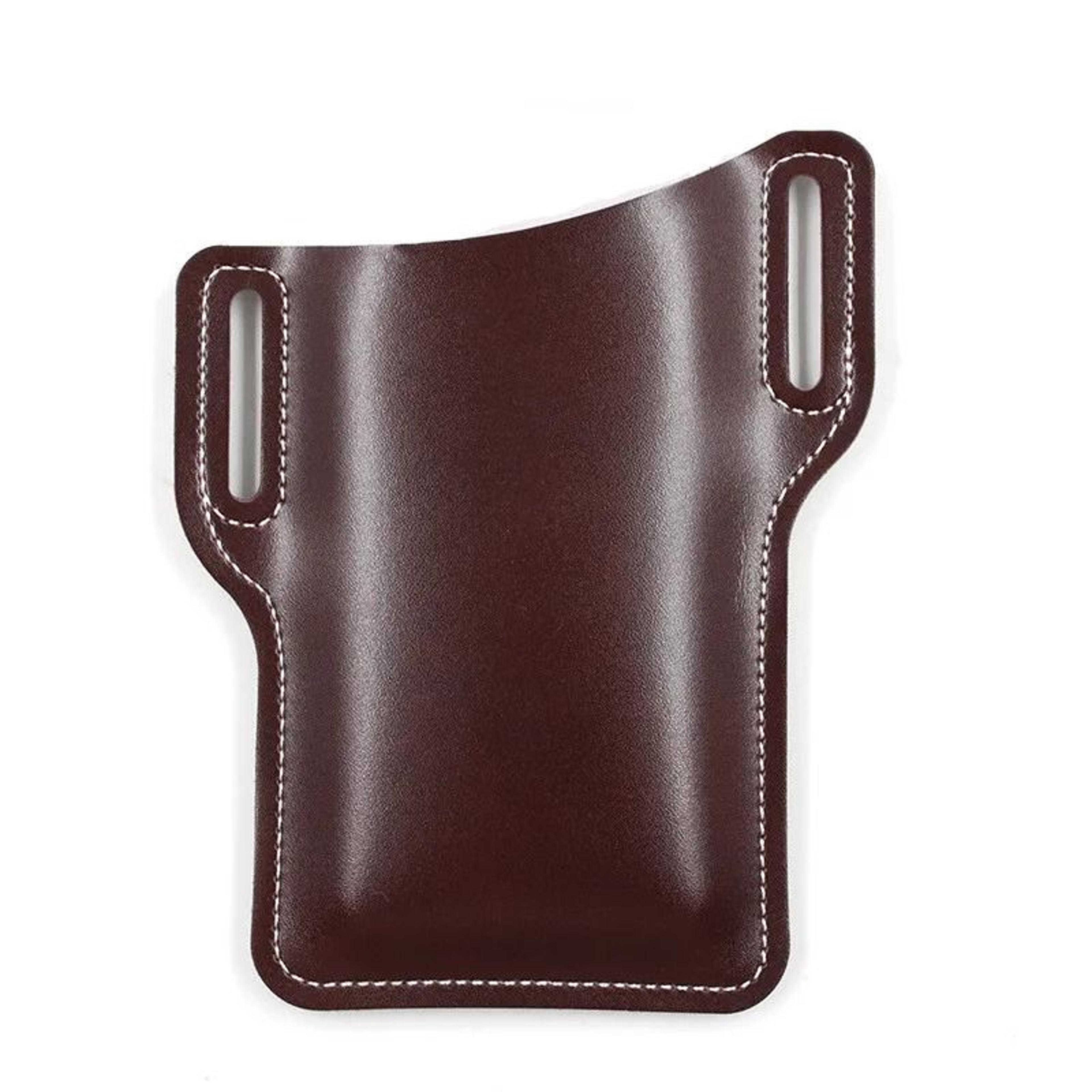 Mens PU Leather Phone Holster Waist Bag With Belt Loop For Travel And Everyday Carry 7