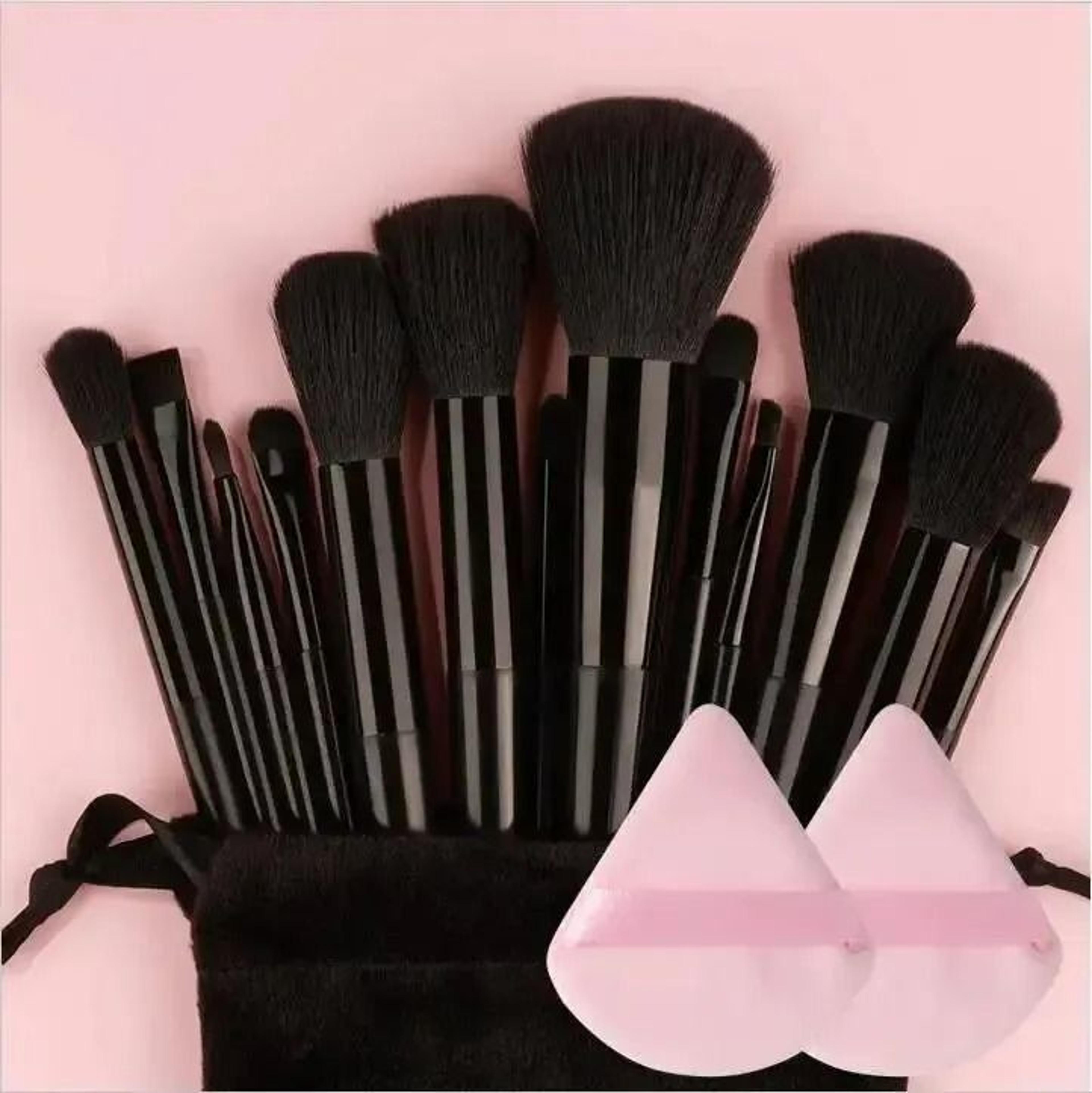 Professional Soft Fluffy Makeup Brush Set For Foundation Eyeshadow And Powder Application 2