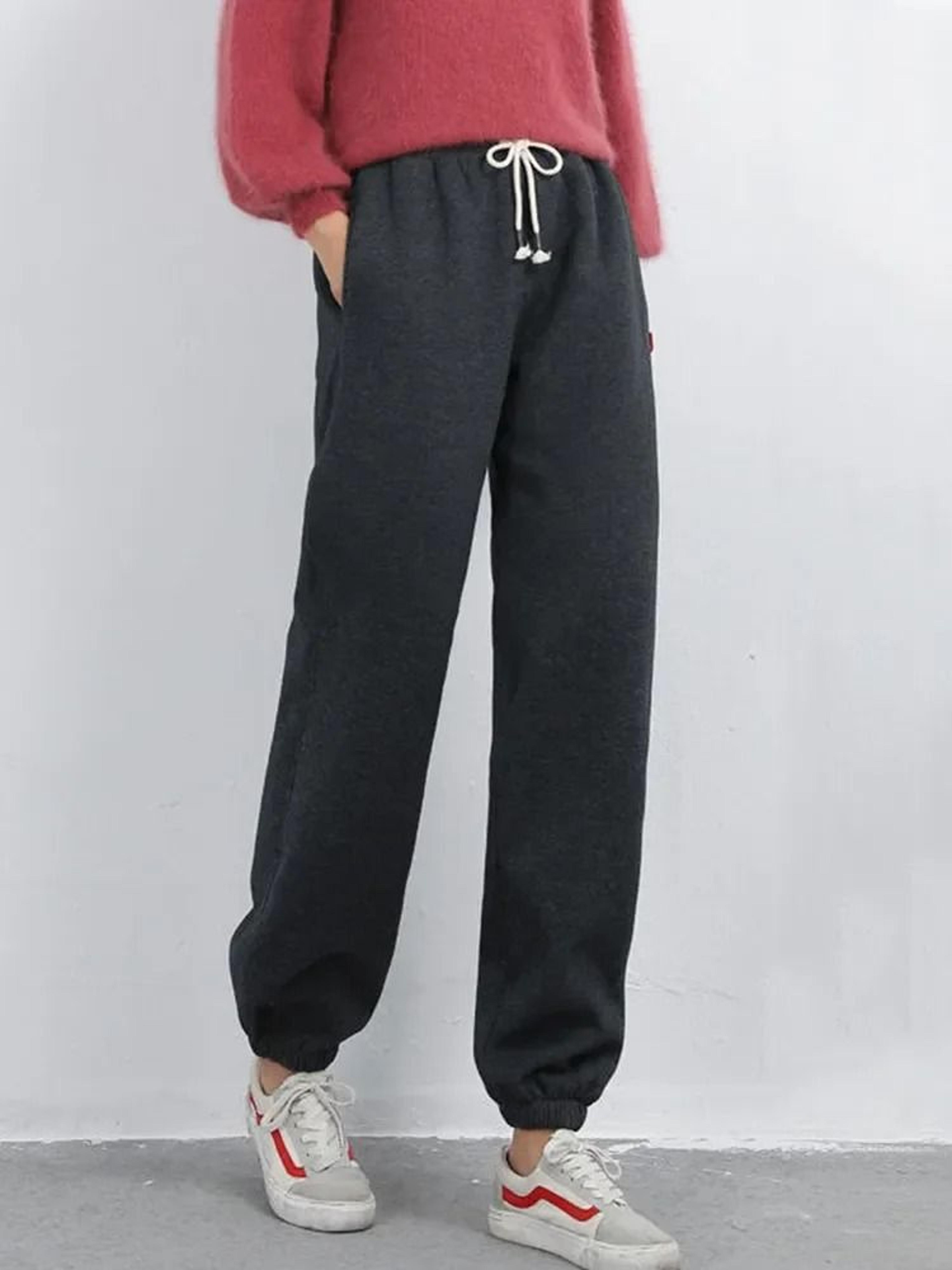 Women Winter Warm Leggings Thick Fleece Plus Size Casual Pants 6