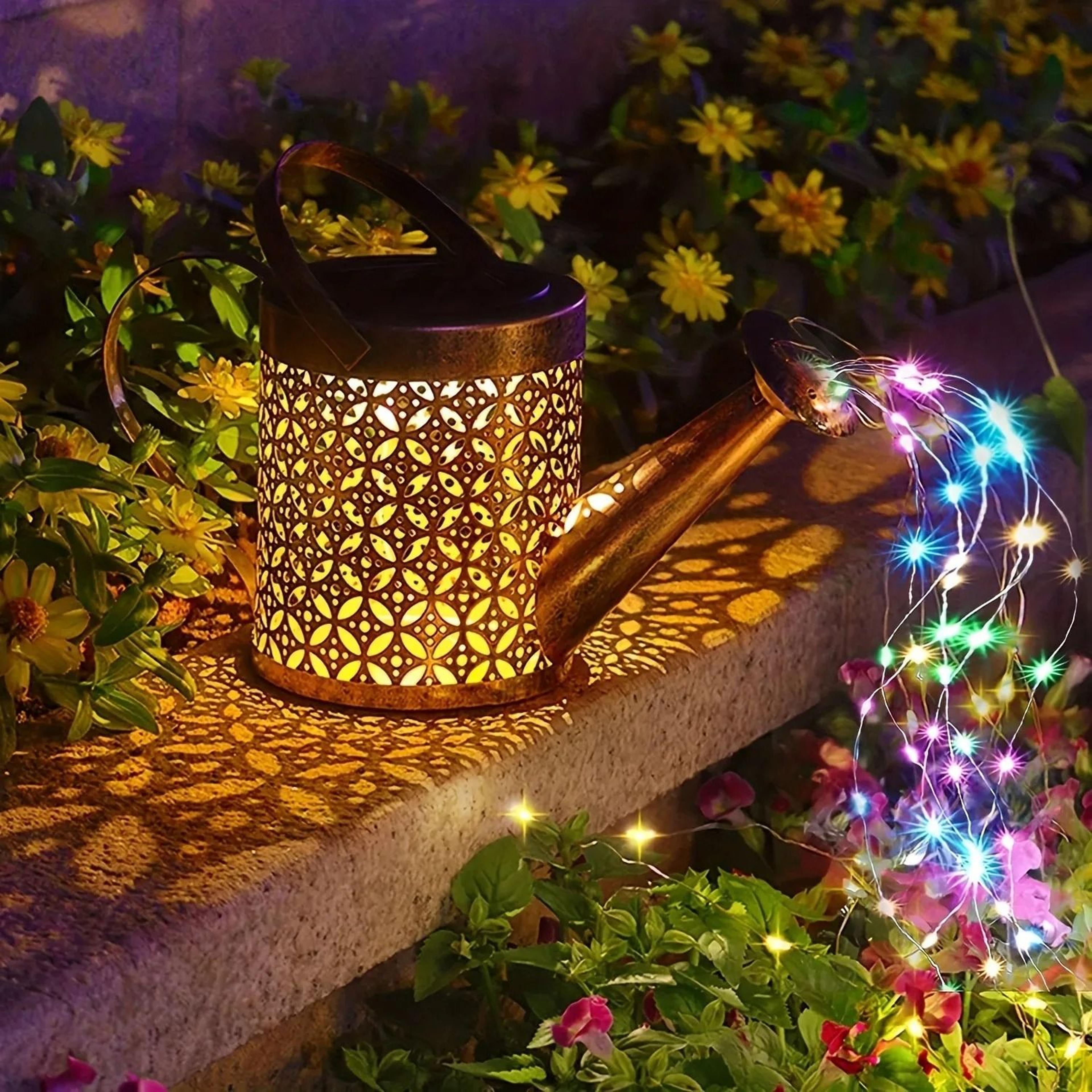 Iron Solar Lantern Outdoor Decorative Pathway Garden Light 14