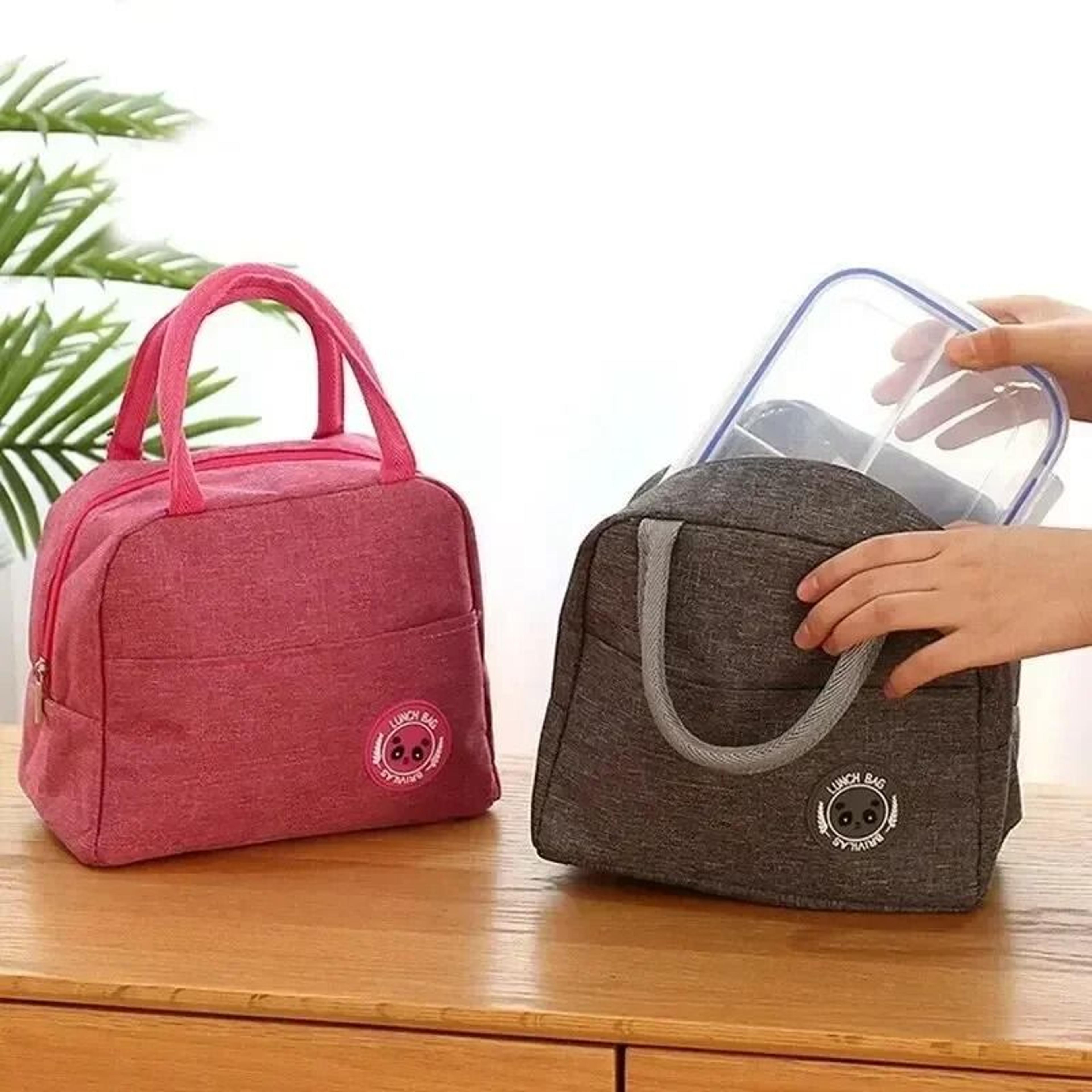 Insulated Lunch Bag With Aluminum Foil Lining For Meals Bento And Daily Food Storage 2