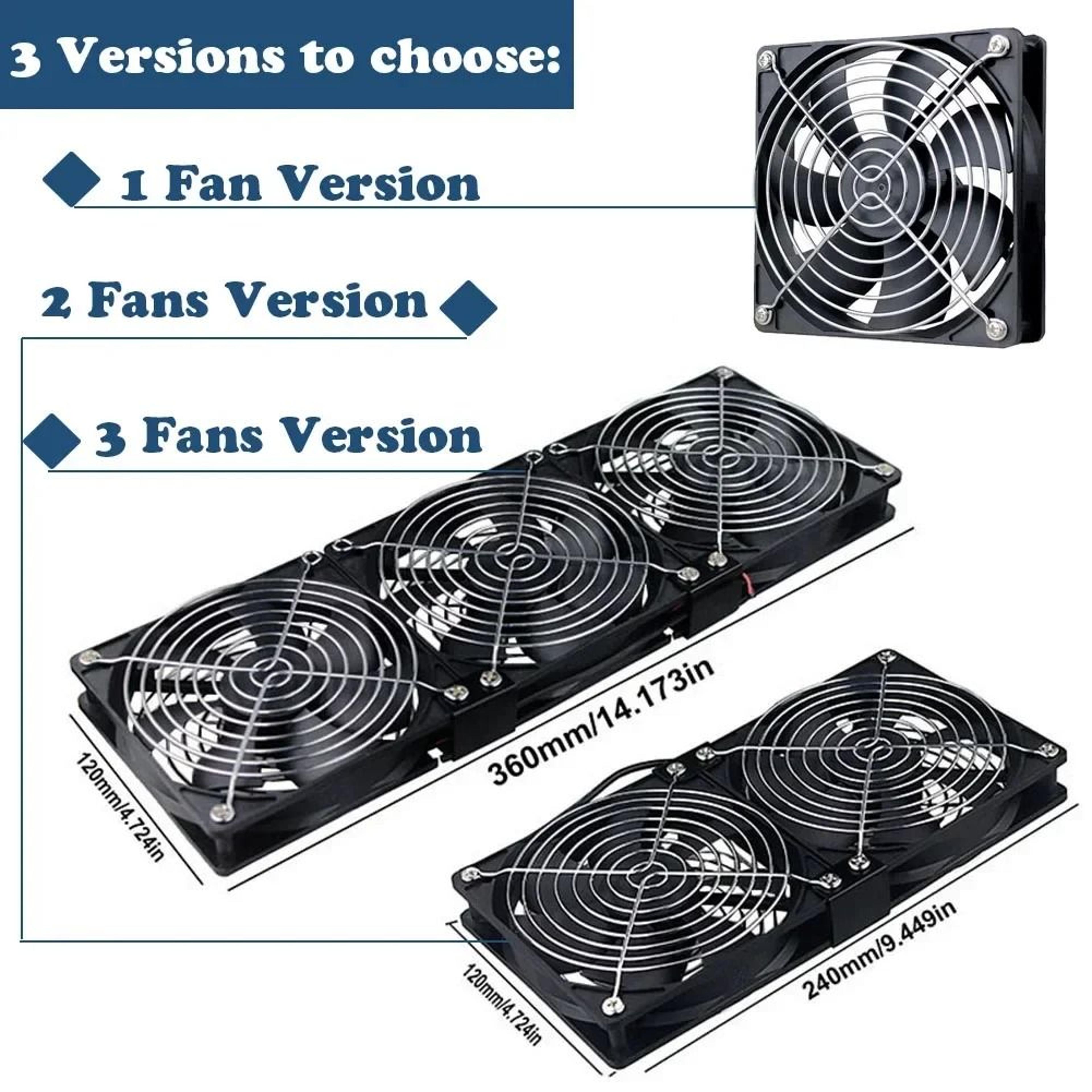 12cm Exhaust Cooling Fan With Adjustable Controller For Bathroom Workstations And Server Cabinets 2
