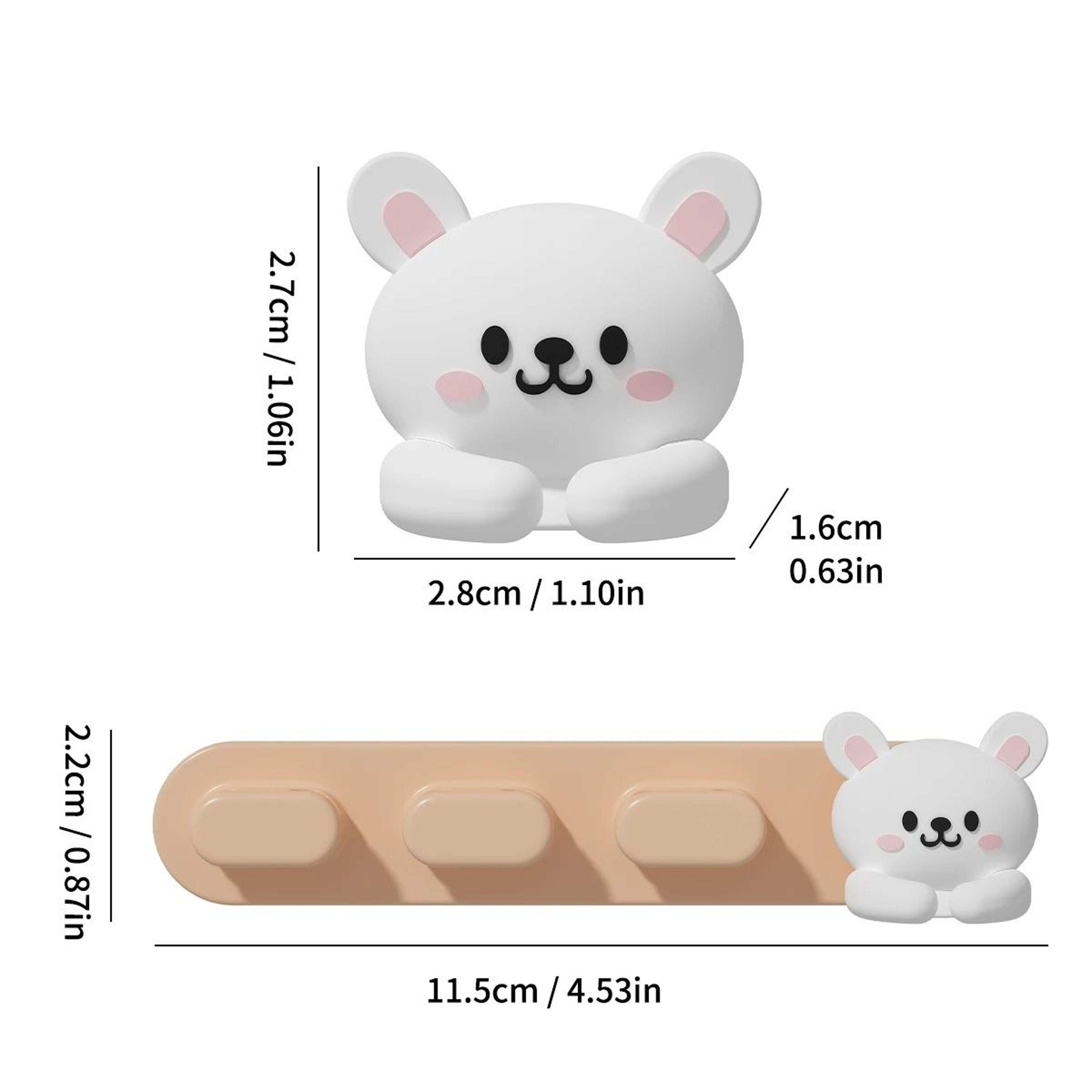 Cute Desktop Cable Organizer Clips For Cable Management SelfAdhesive Phone  Data Cord Holder 11