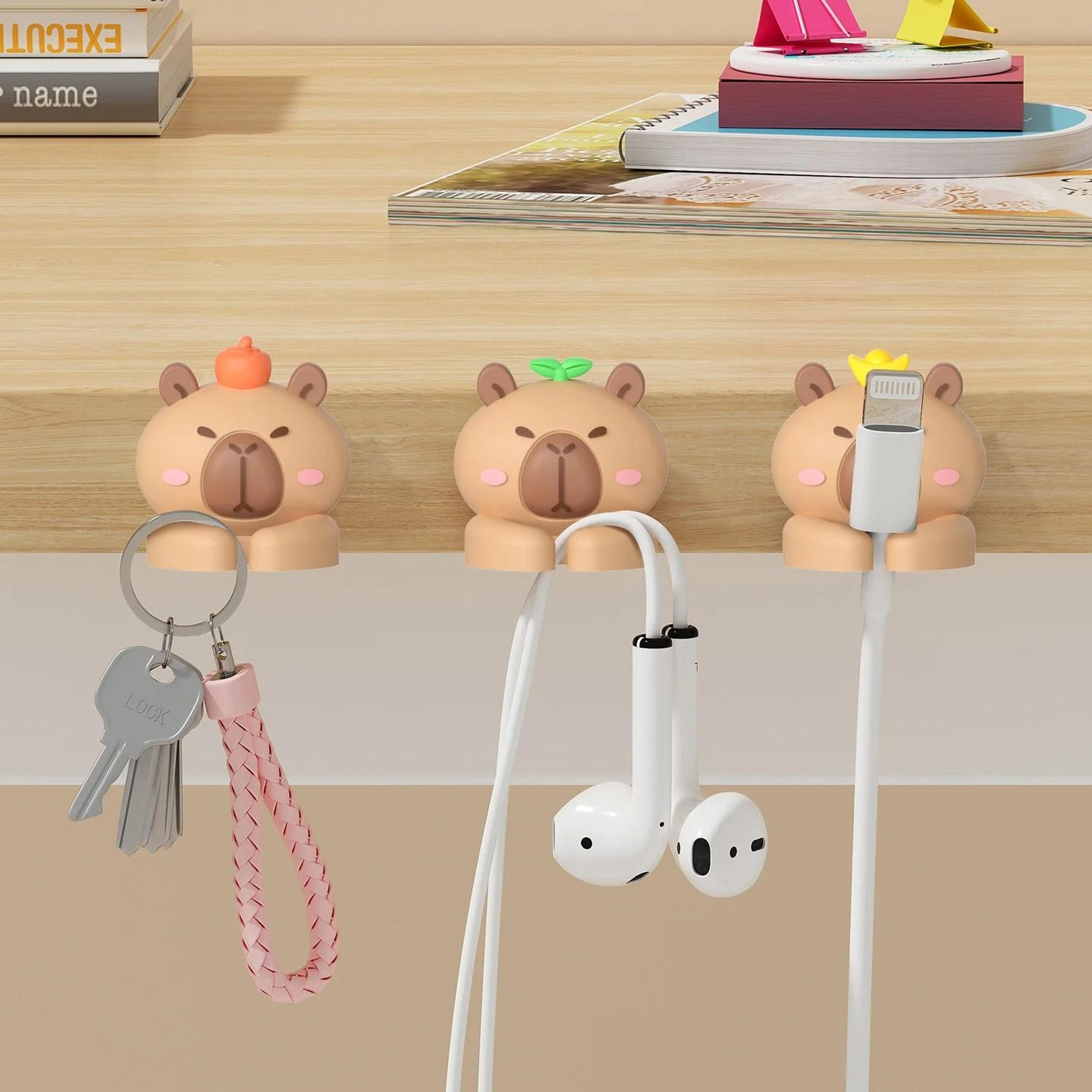 Cute Desktop Cable Organizer Clips For Cable Management SelfAdhesive Phone  Data Cord Holder 2