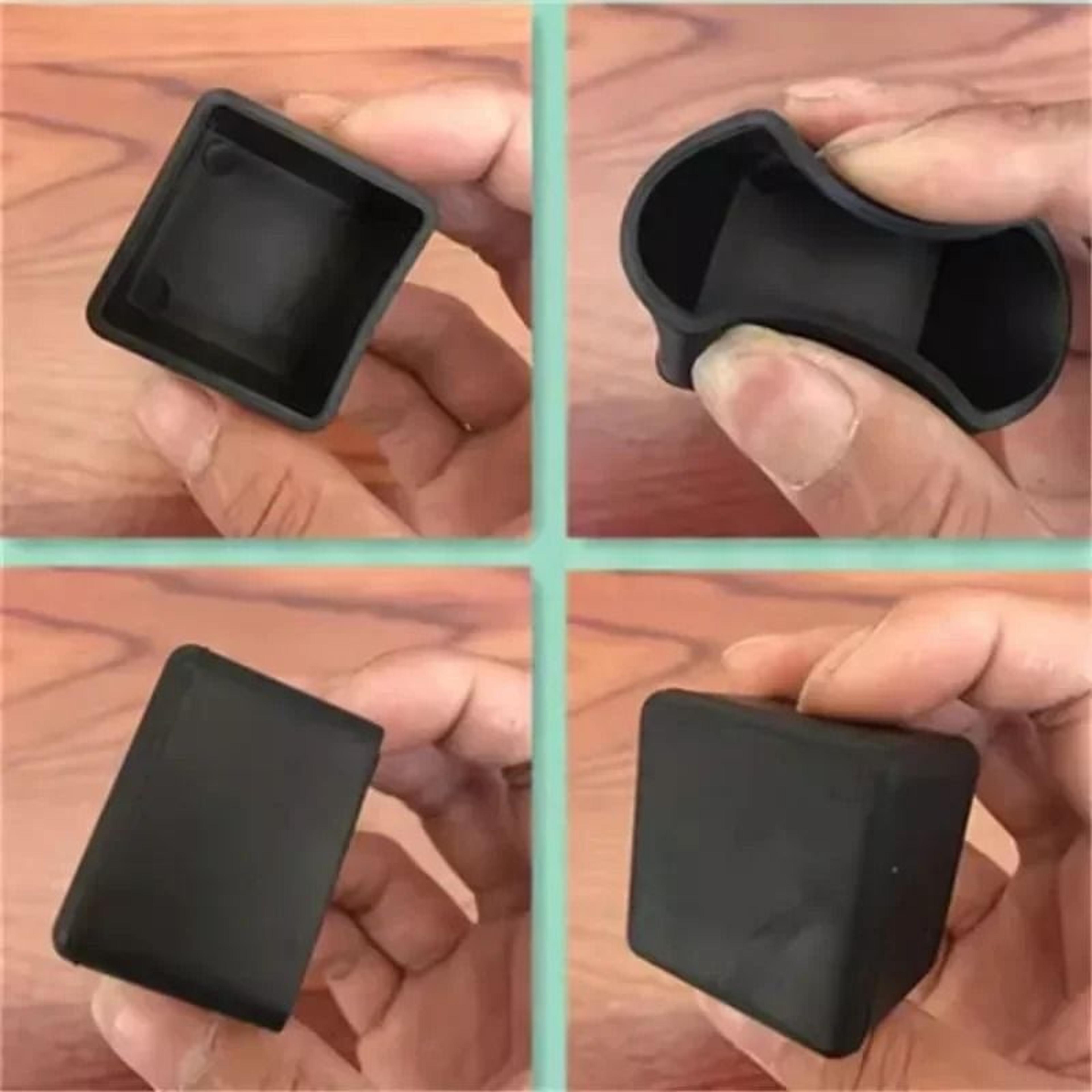 Non Slip Chair Leg Caps Rubber Square Furniture Floor Protectors 4
