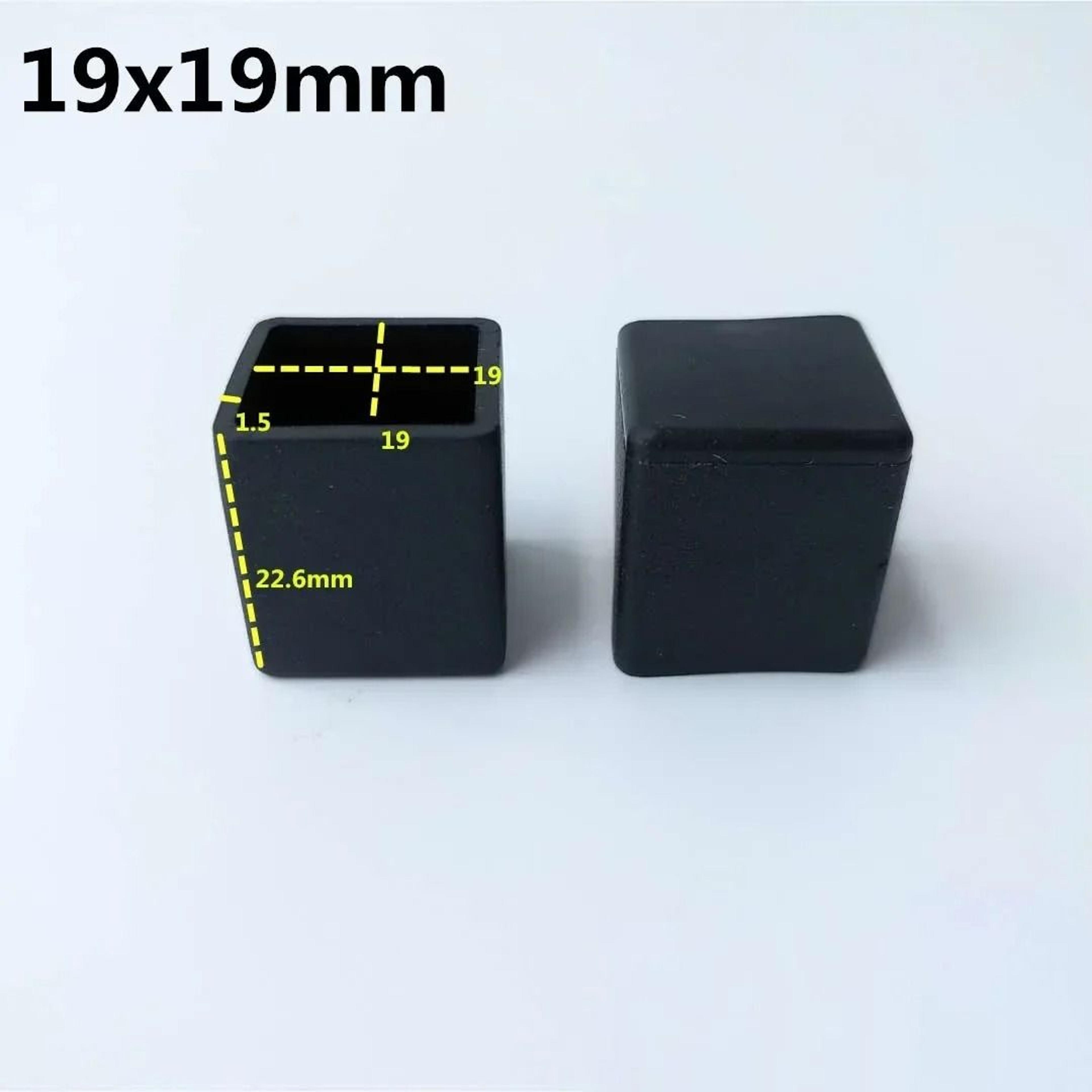 Non Slip Chair Leg Caps Rubber Square Furniture Floor Protectors 7