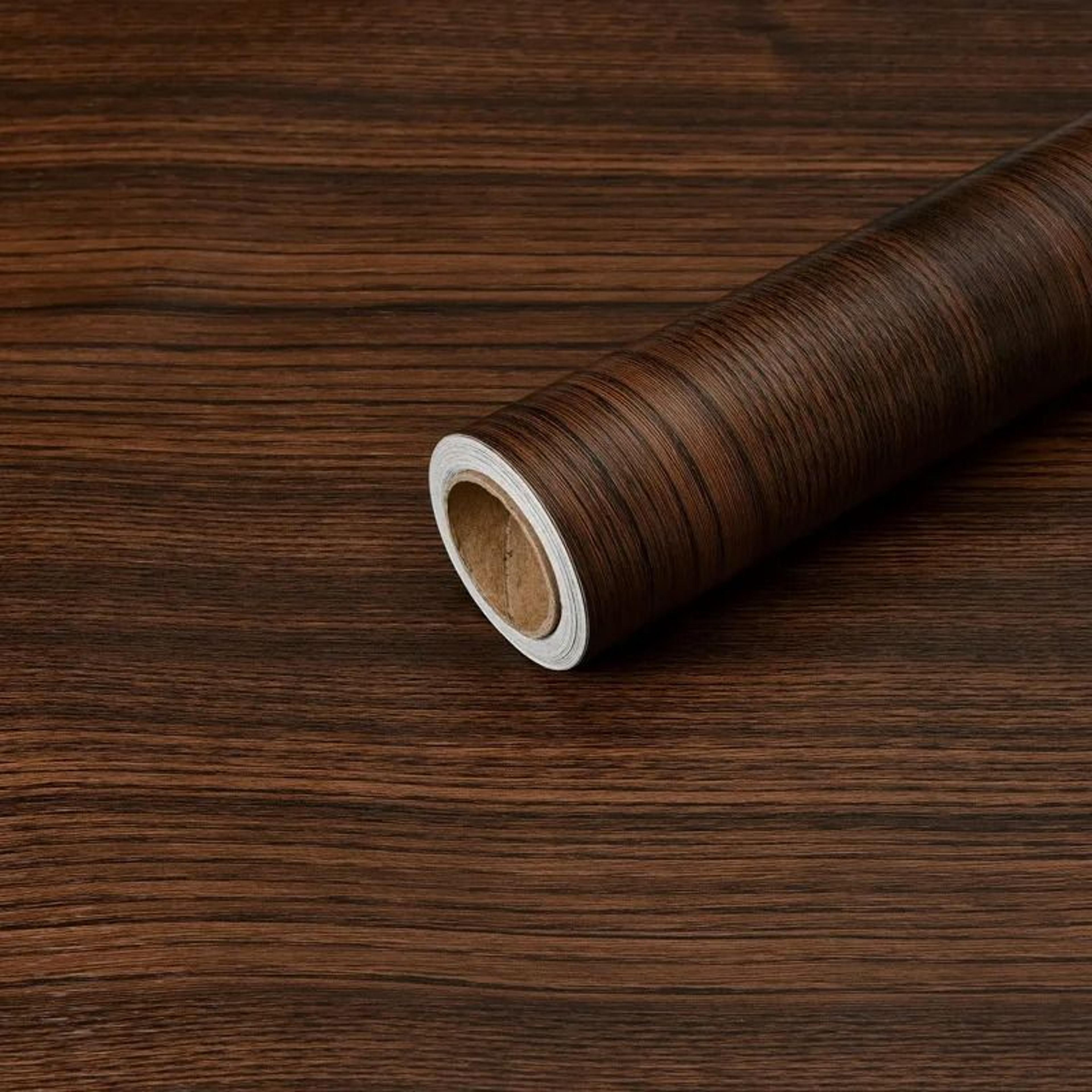 Wide Peel And Stick Wood Grain Vinyl Flooring Roll 10