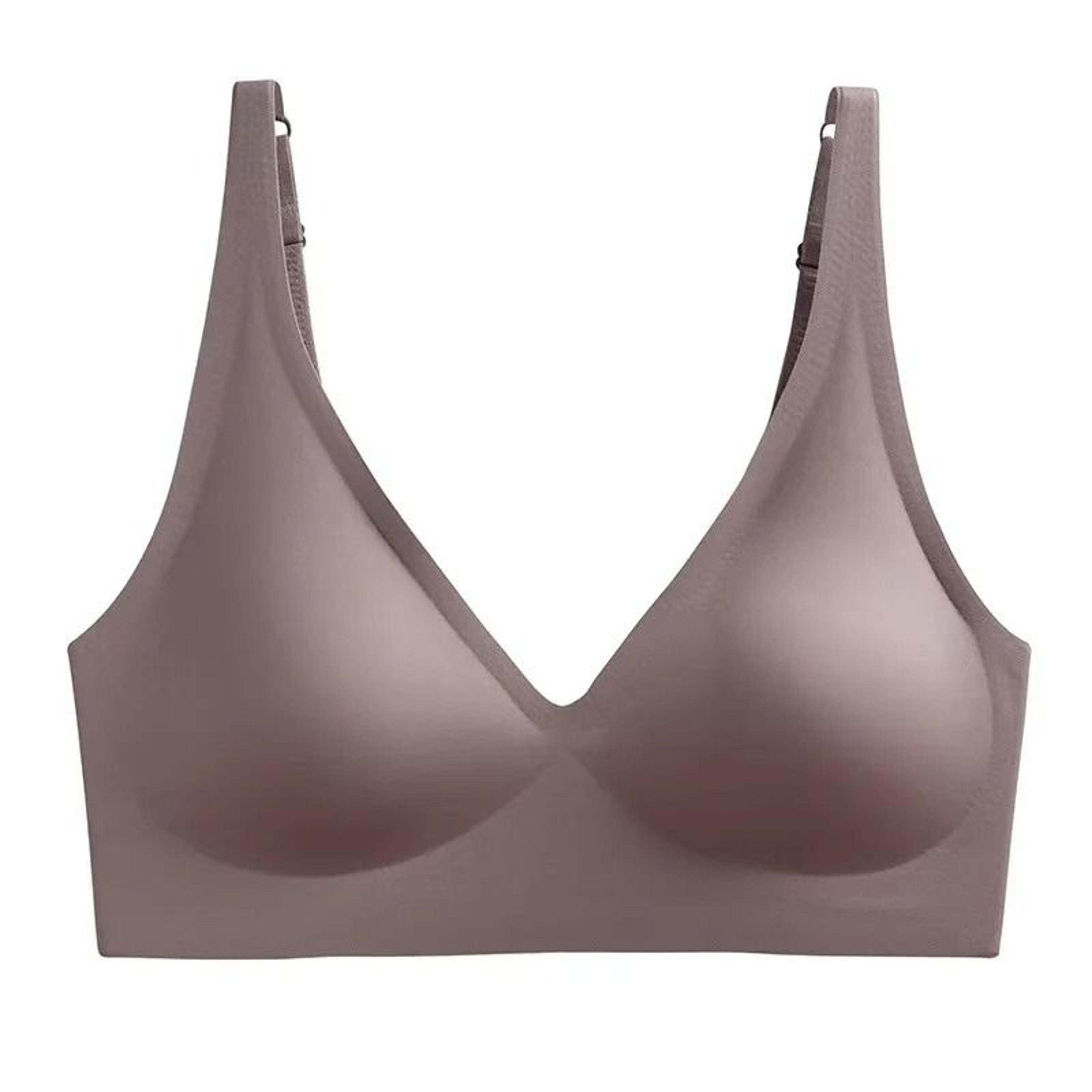 Soft Support Jelly Glue Deep V Seamless Bra Without Underwire 7
