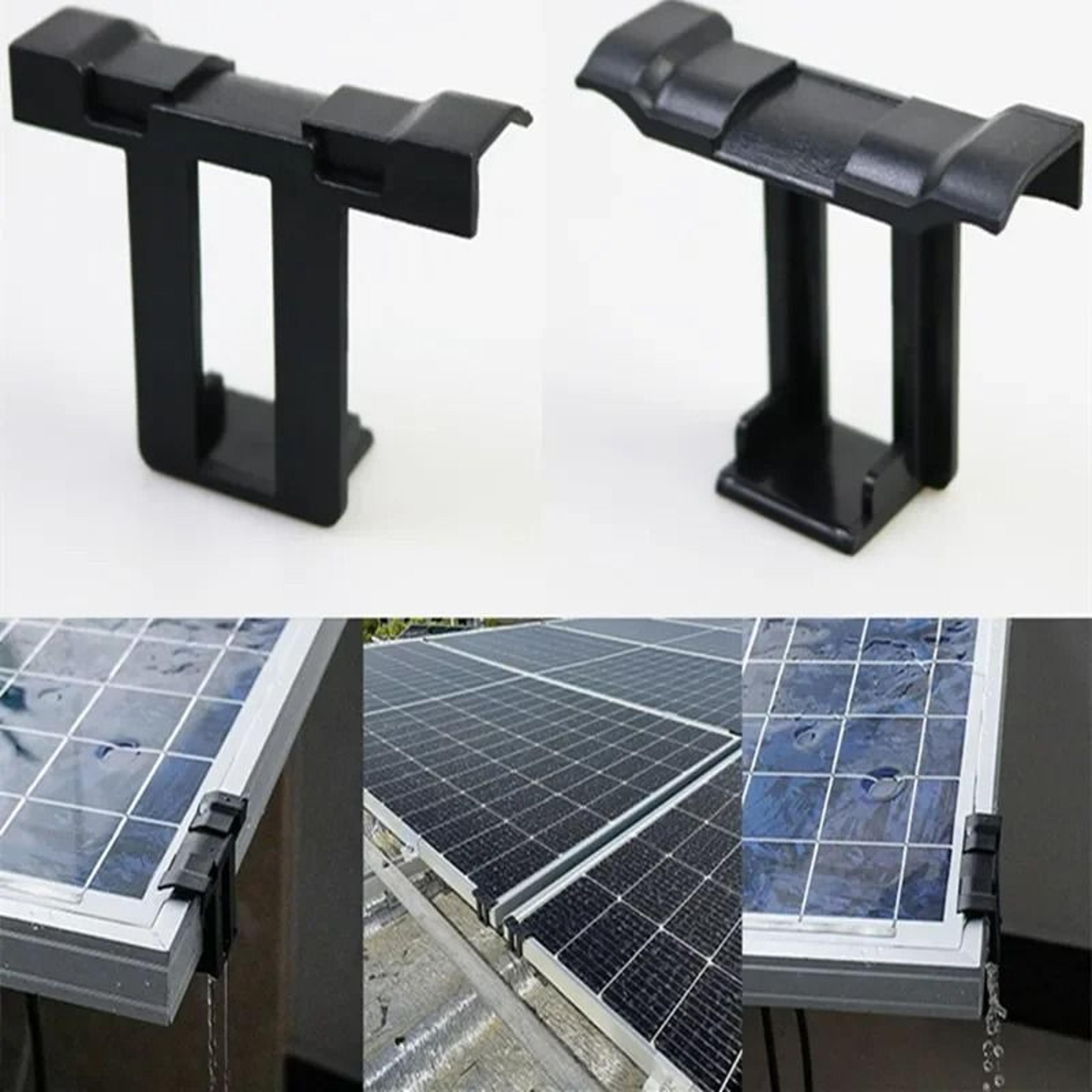 Solar Panel Water Drainage Clips Set Adjustable Dust And Water Removal Fasteners 5