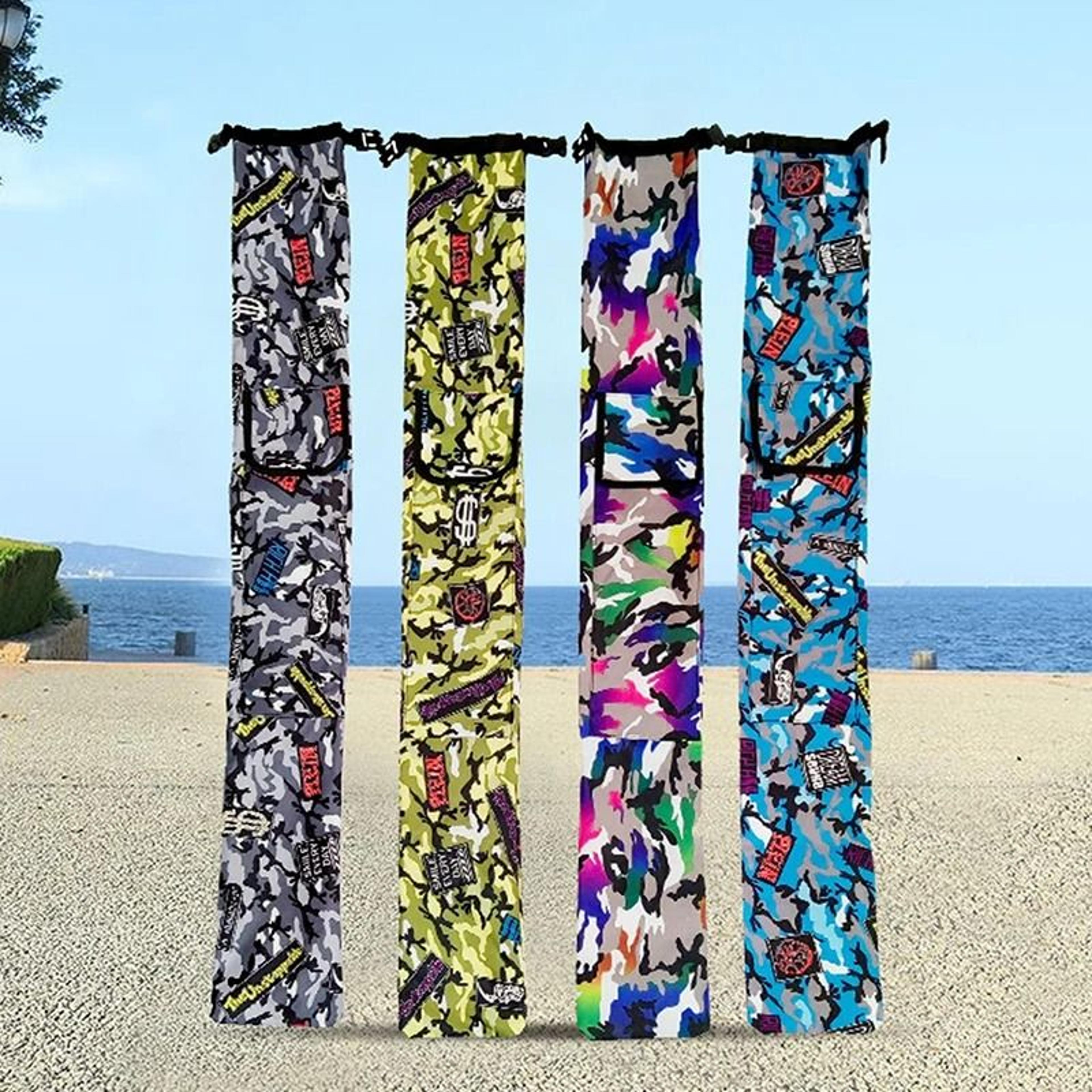 nylon fishing rod storage bag waterproof foldable tackle organizer