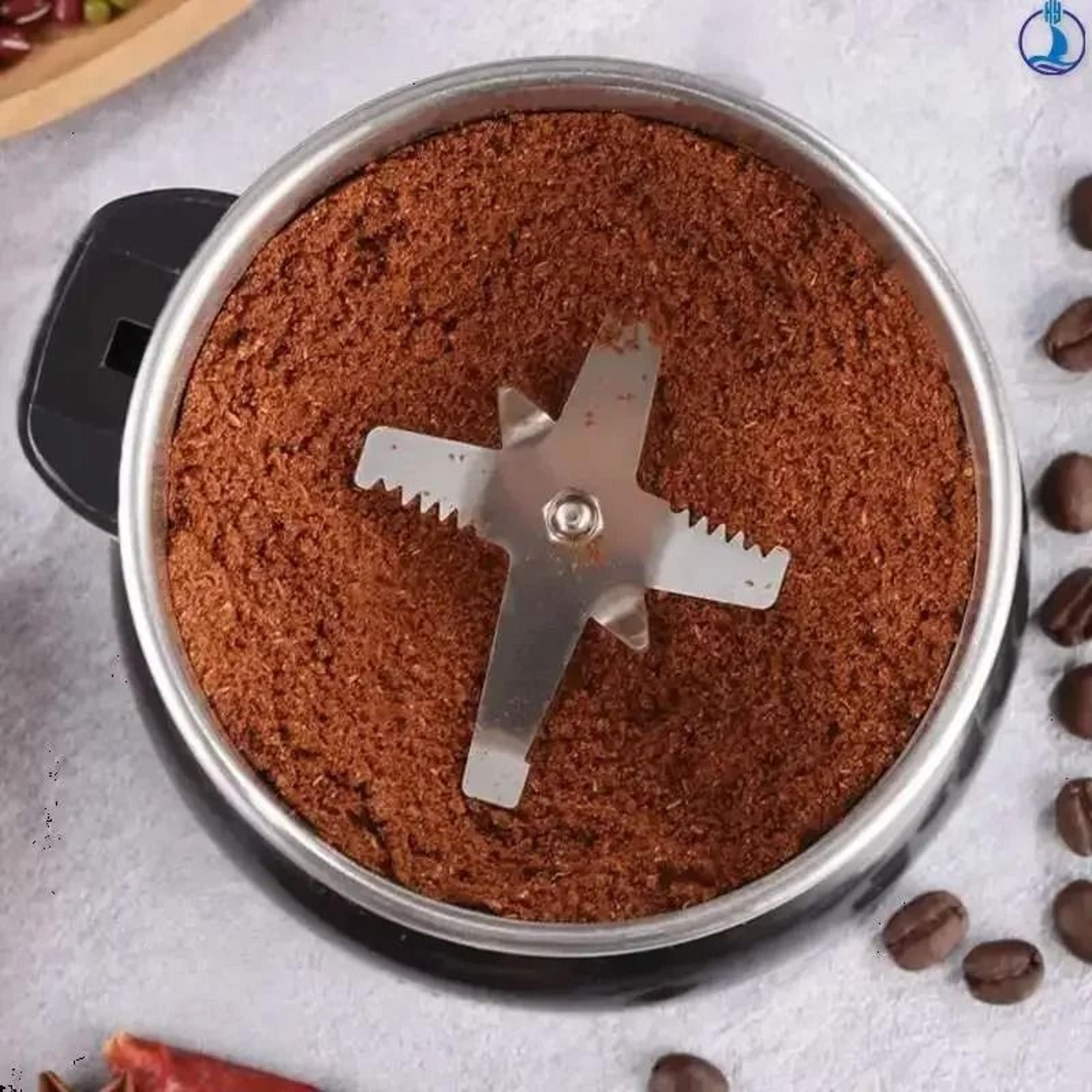 Electric Multifunctional Coffee And Spice Grinder For Beans Nuts And Grains 2