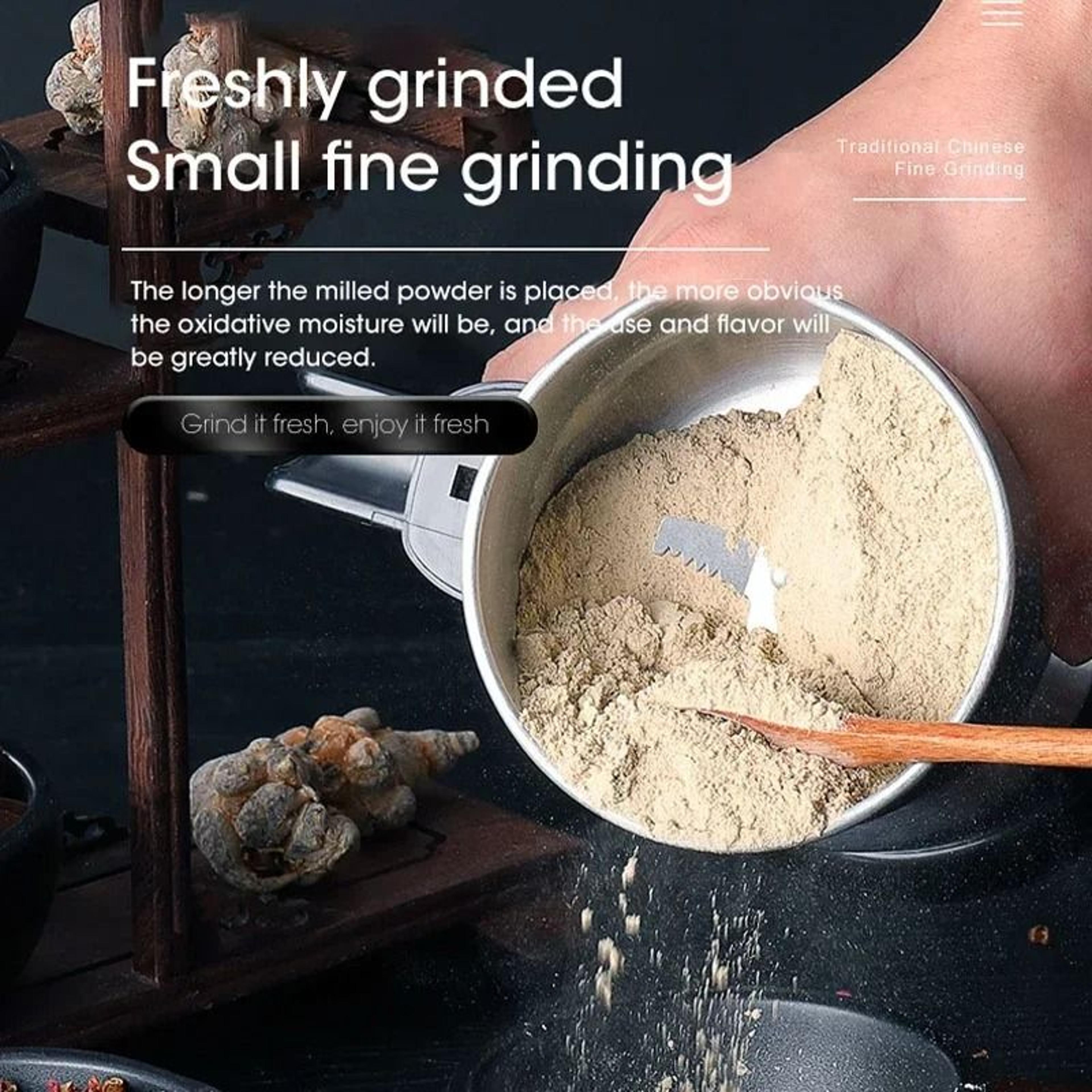 Electric Multifunctional Coffee And Spice Grinder For Beans Nuts And Grains 3