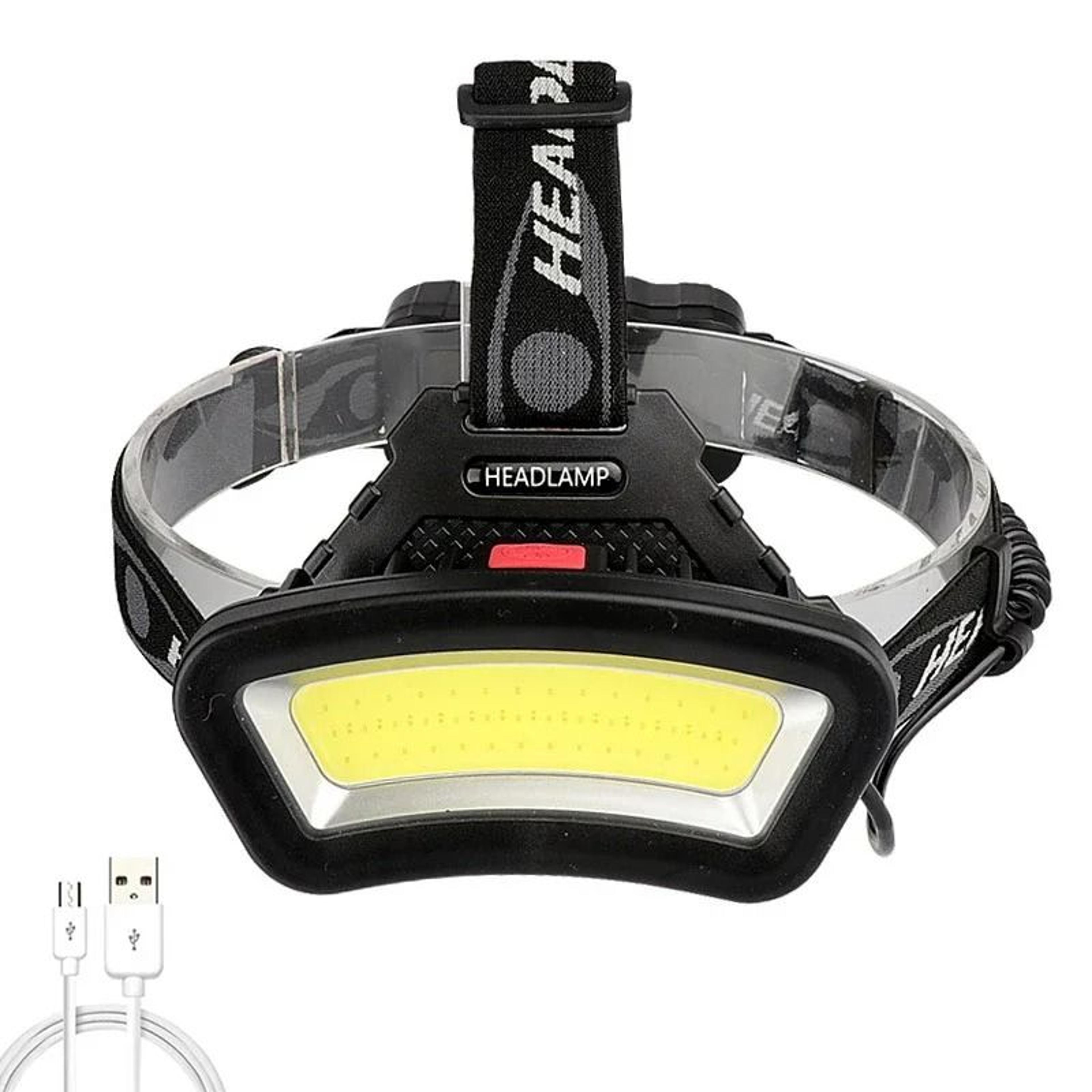 ZK40 Wide Angle COB LED Headlamp With USB Rechargeable Dual Battery Design 6