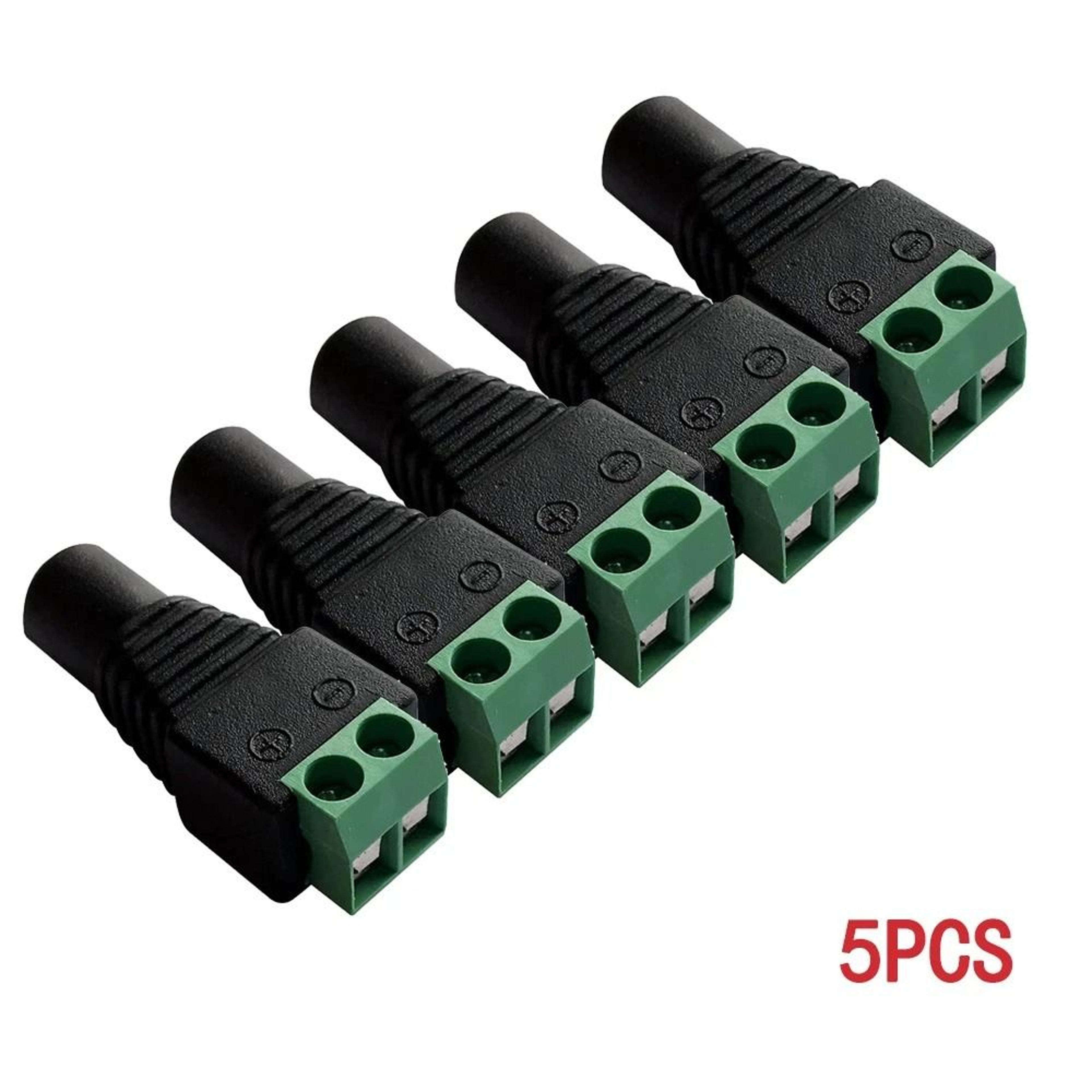DC 12V Male And Female Power Plug Connector Set 55mm X 21mm 7