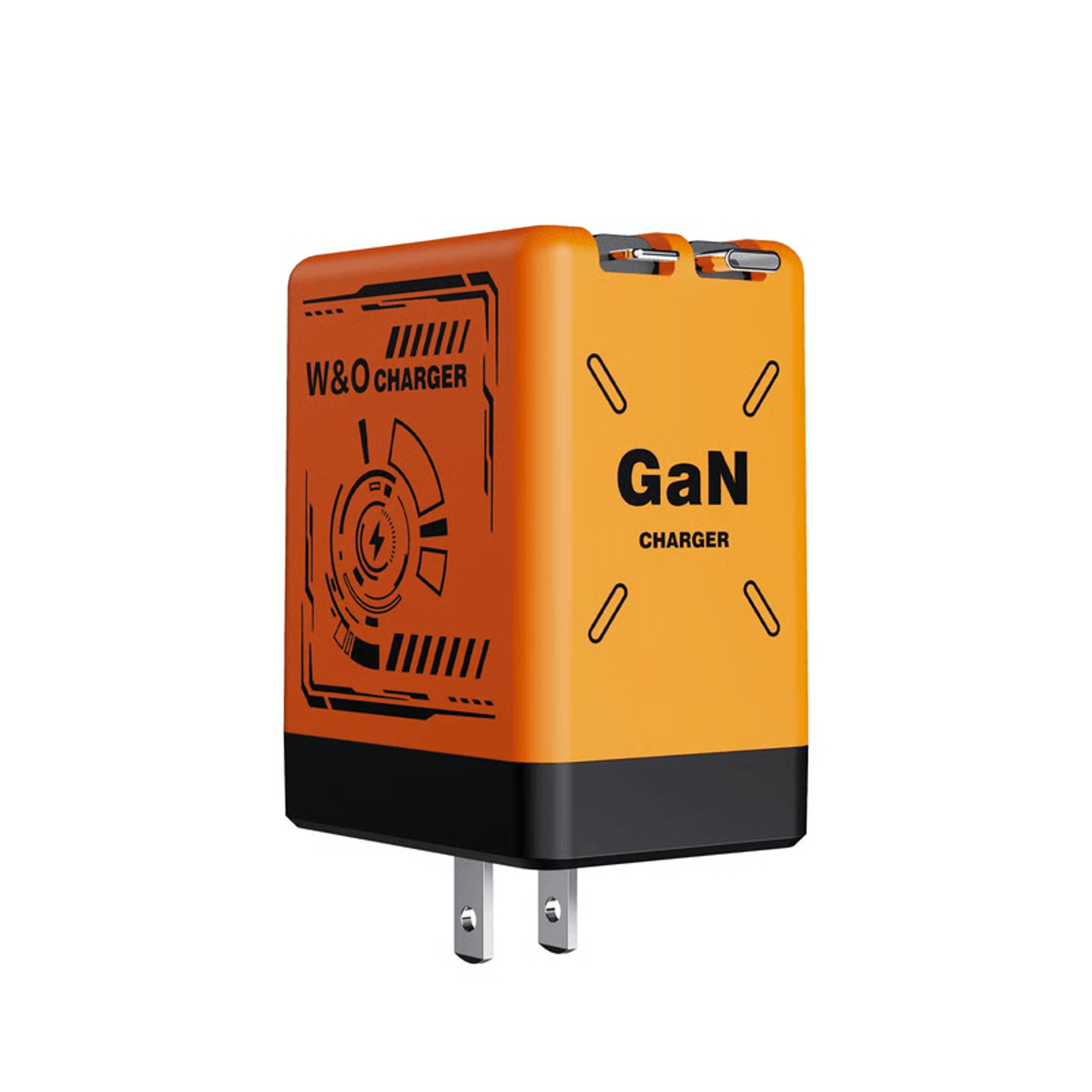 Efficient GaN charger with TypeC  Lightning cables