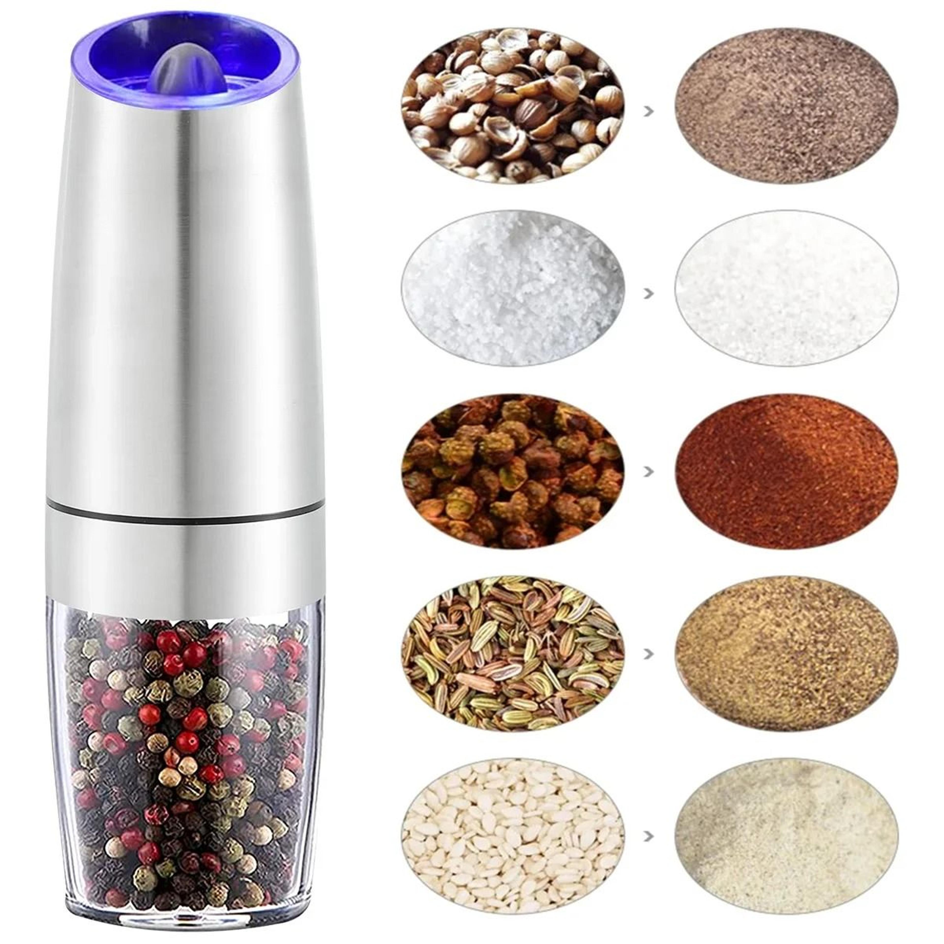 Electric Automatic Salt And Pepper Grinder With Gravity LED Light And Adjustable Coarseness 6