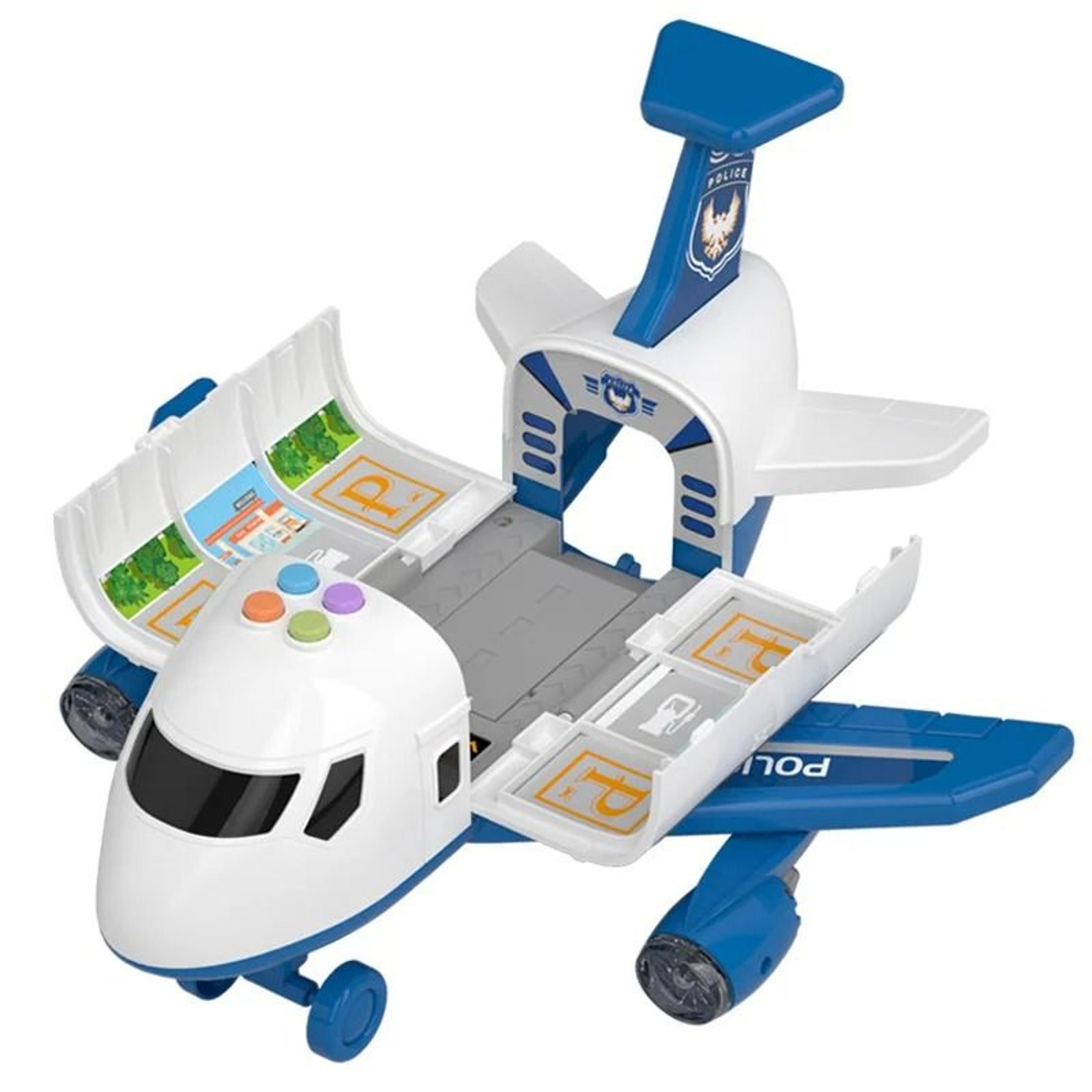 QWZ New Aircraft Simulation Track Inertia Toy Airplane With Lights And Music 4
