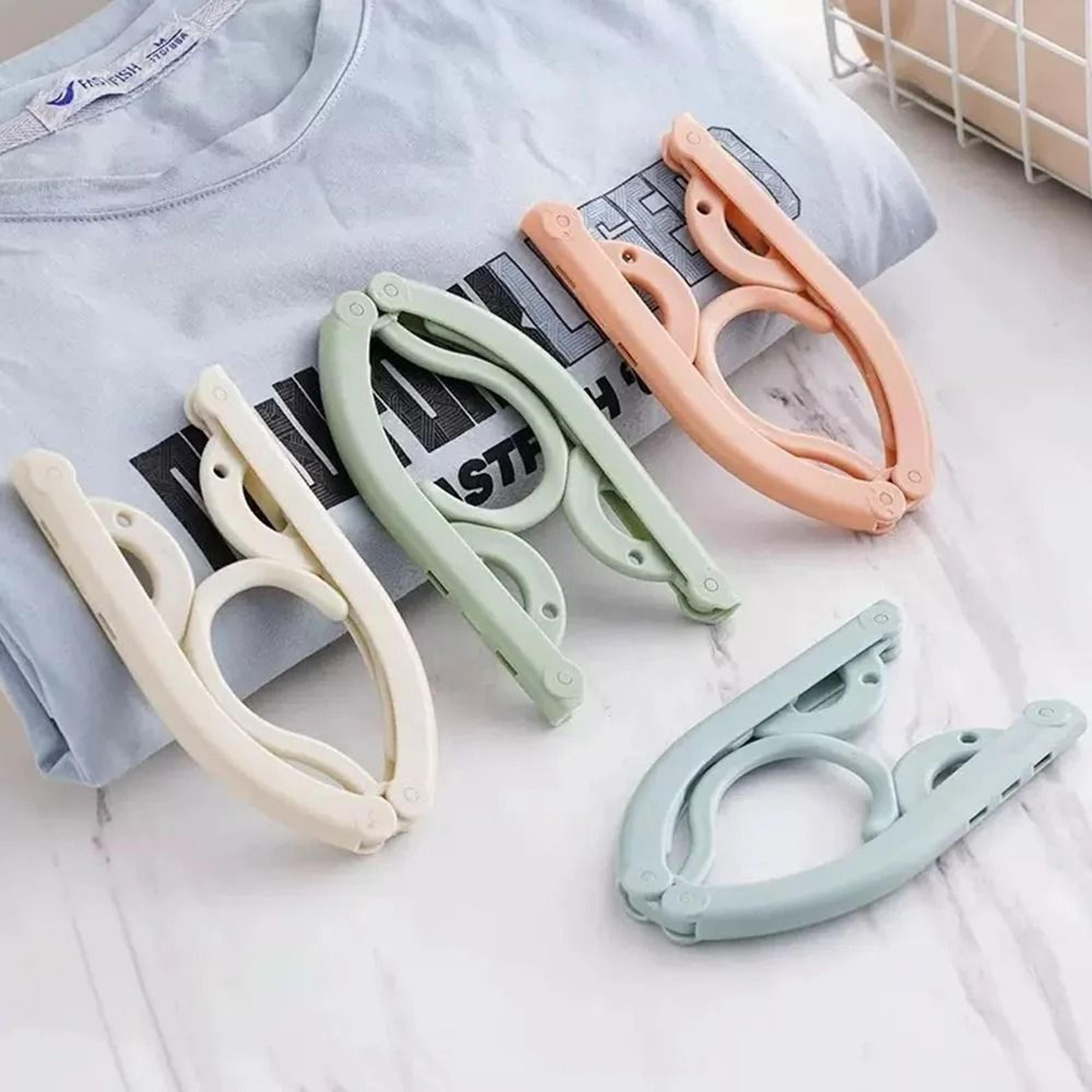 ABS Travel Folding Clothes Hanger  UltraLight Portable  AntiSlip Design 3