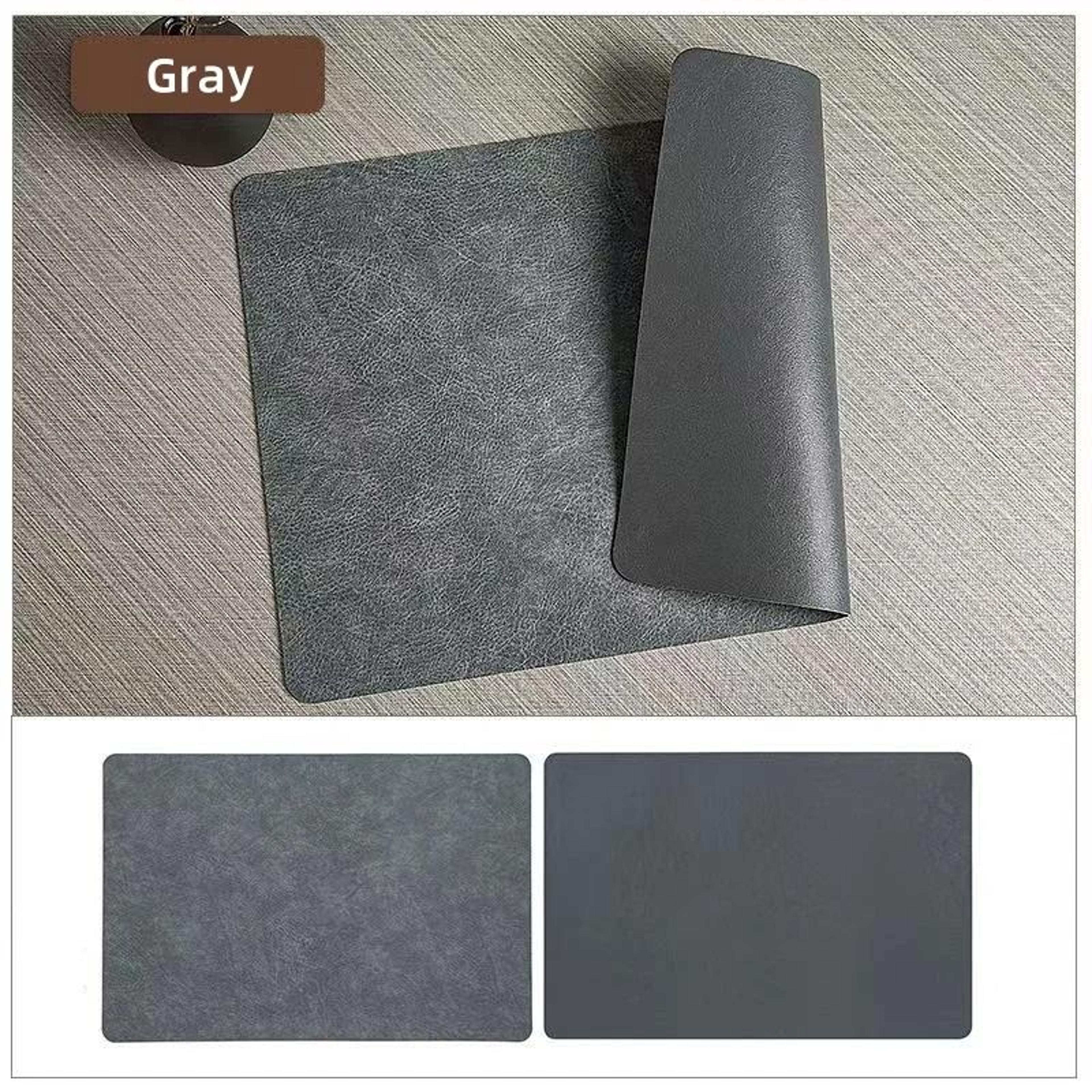 Square Faux Leather Kitchen Dining Placemats  HeatResistant Insulation Table Mats 13
