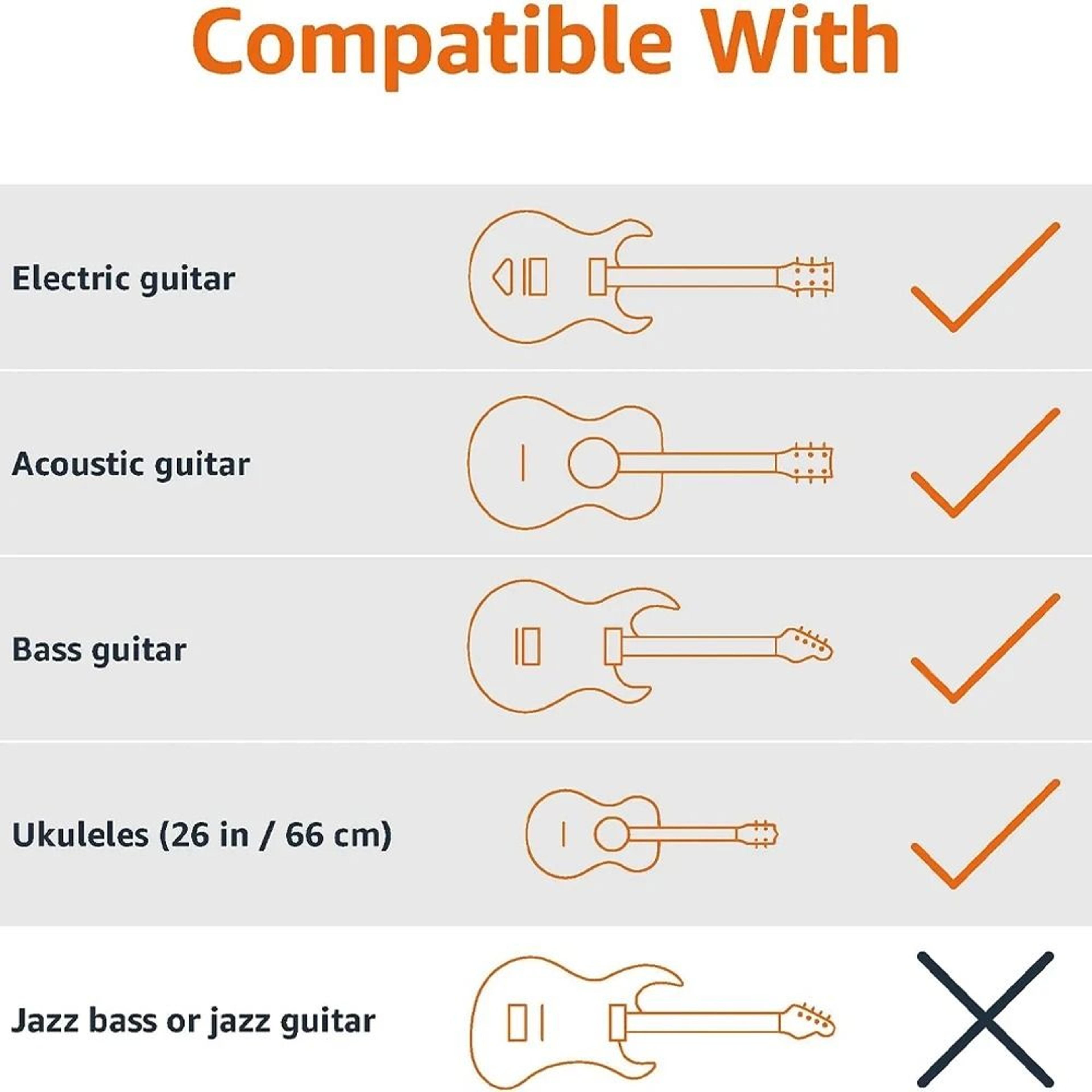 Portable Universal Guitar Stand  Collapsible Tripod With Safety Lock For Travel 4
