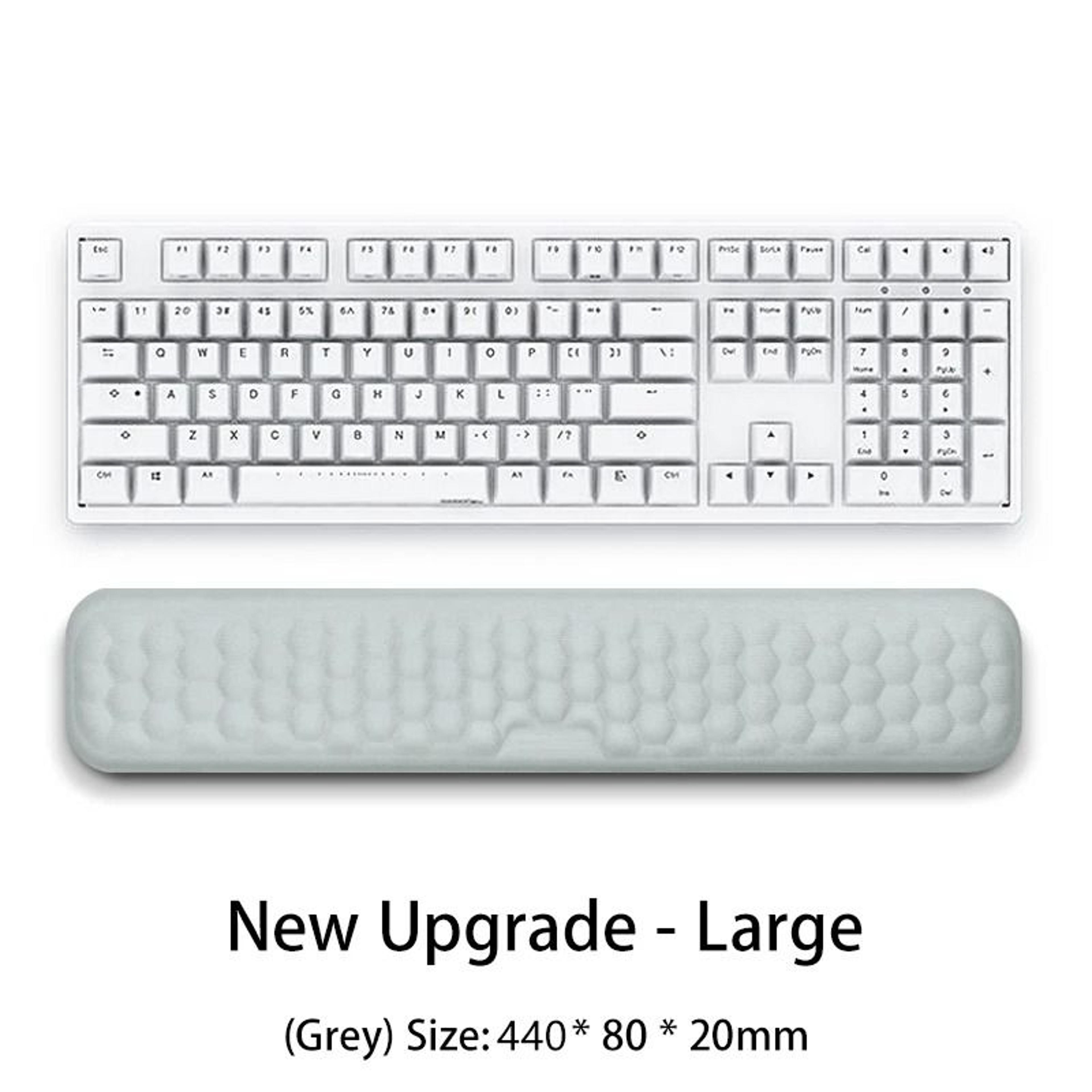 Wrist Mouse Keyboard Pad With Ergonomic Memory Foam Support For Office And Home Computers 12