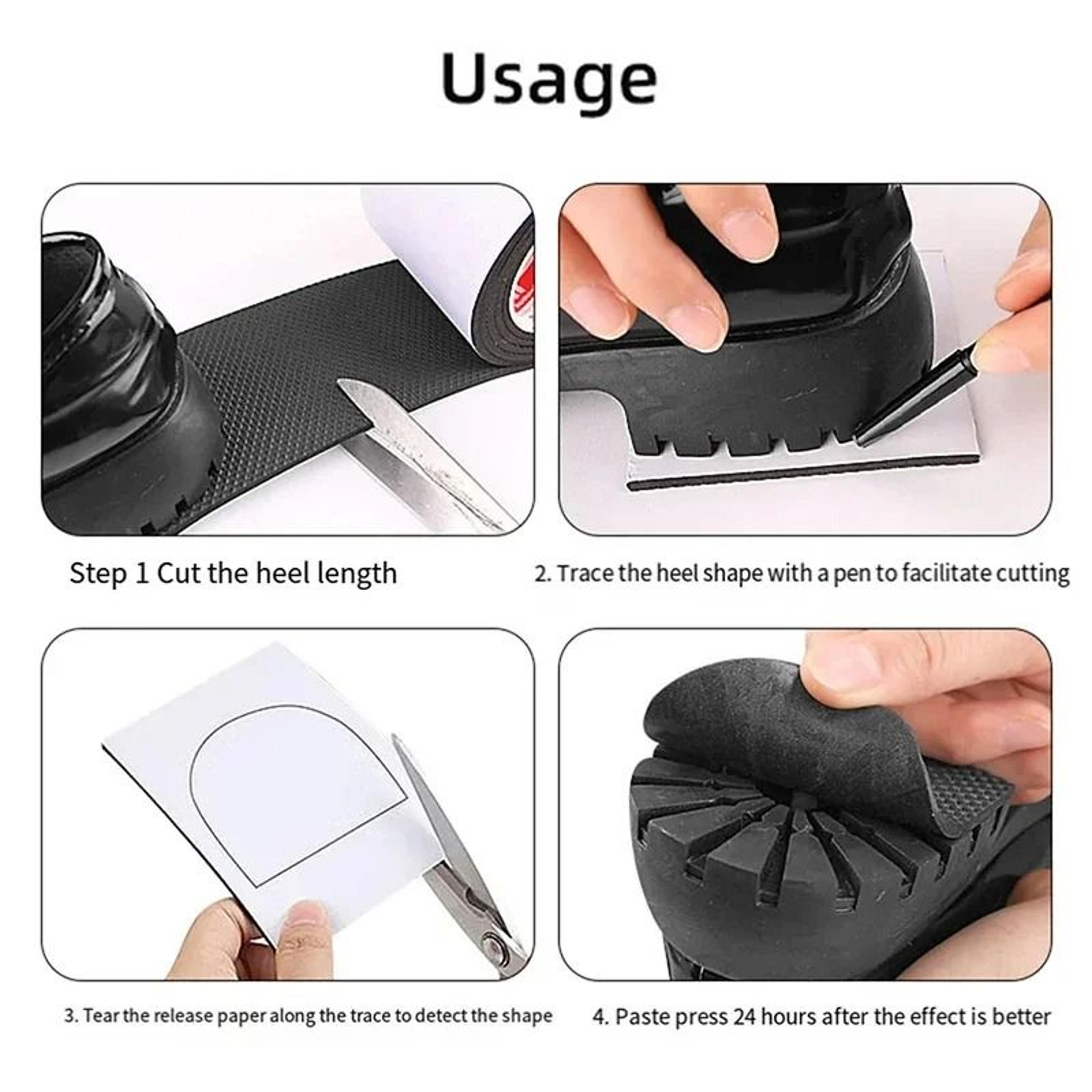 Mesh Pattern Sole Wearresistant And Silent Sticker For High Heels Anti Slip Selfadhesive Silent Pad 4