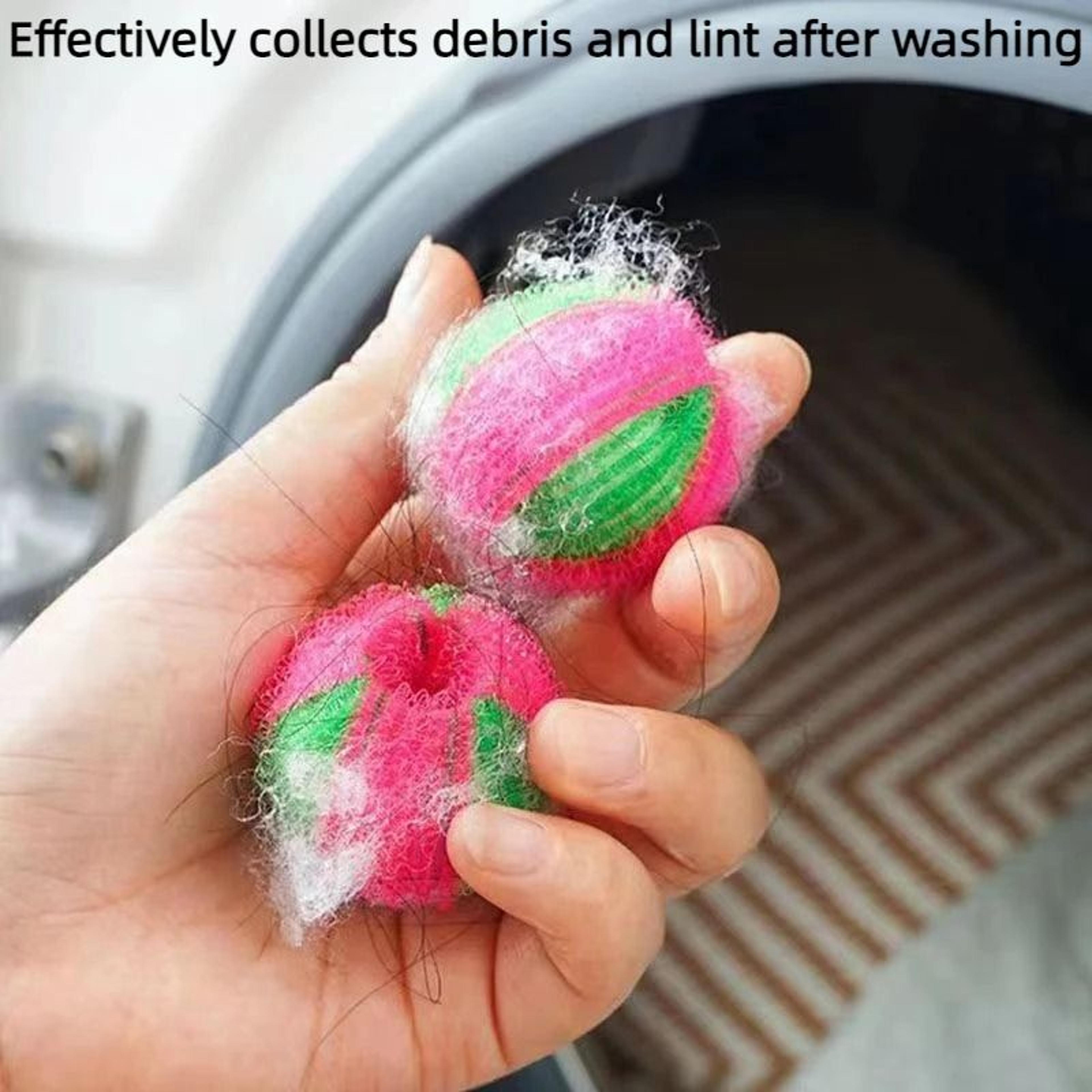 Reusable Roller Washing Machine Hair Remover And AntiTangle Laundry Balls 2