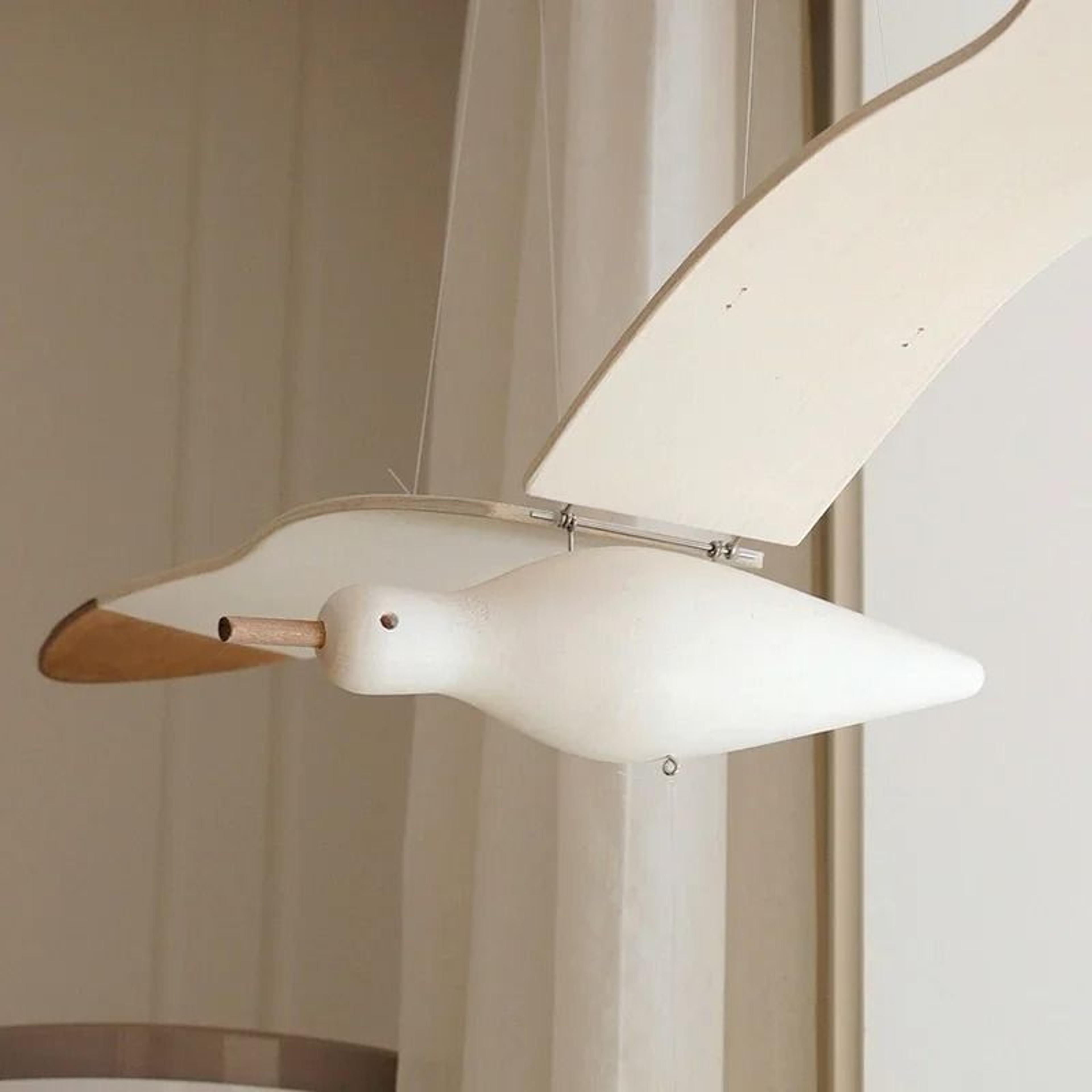 Creative Wooden Wall Hanging Flying Seagull Bird Decoration 2