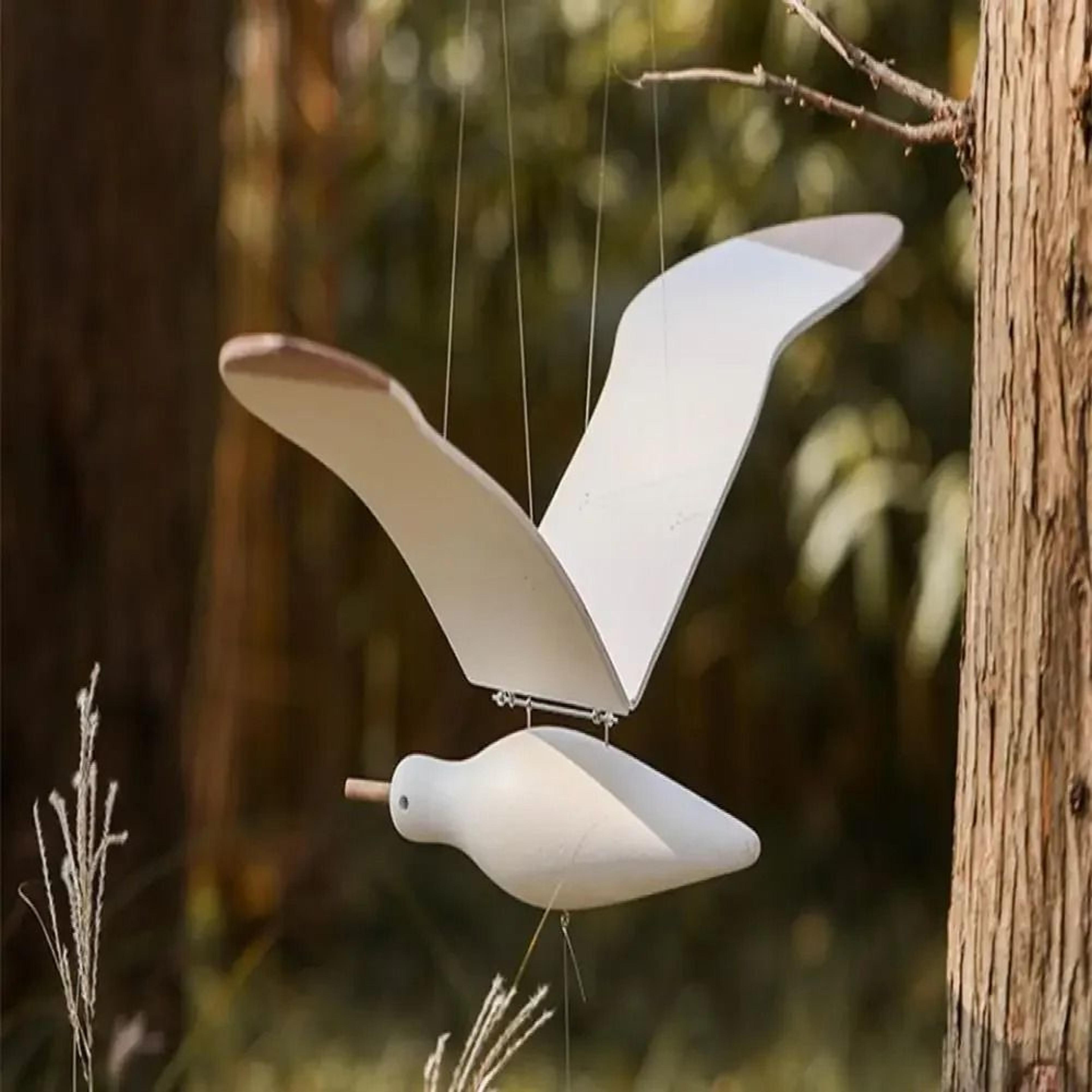 Creative Wooden Wall Hanging Flying Seagull Bird Decoration 6