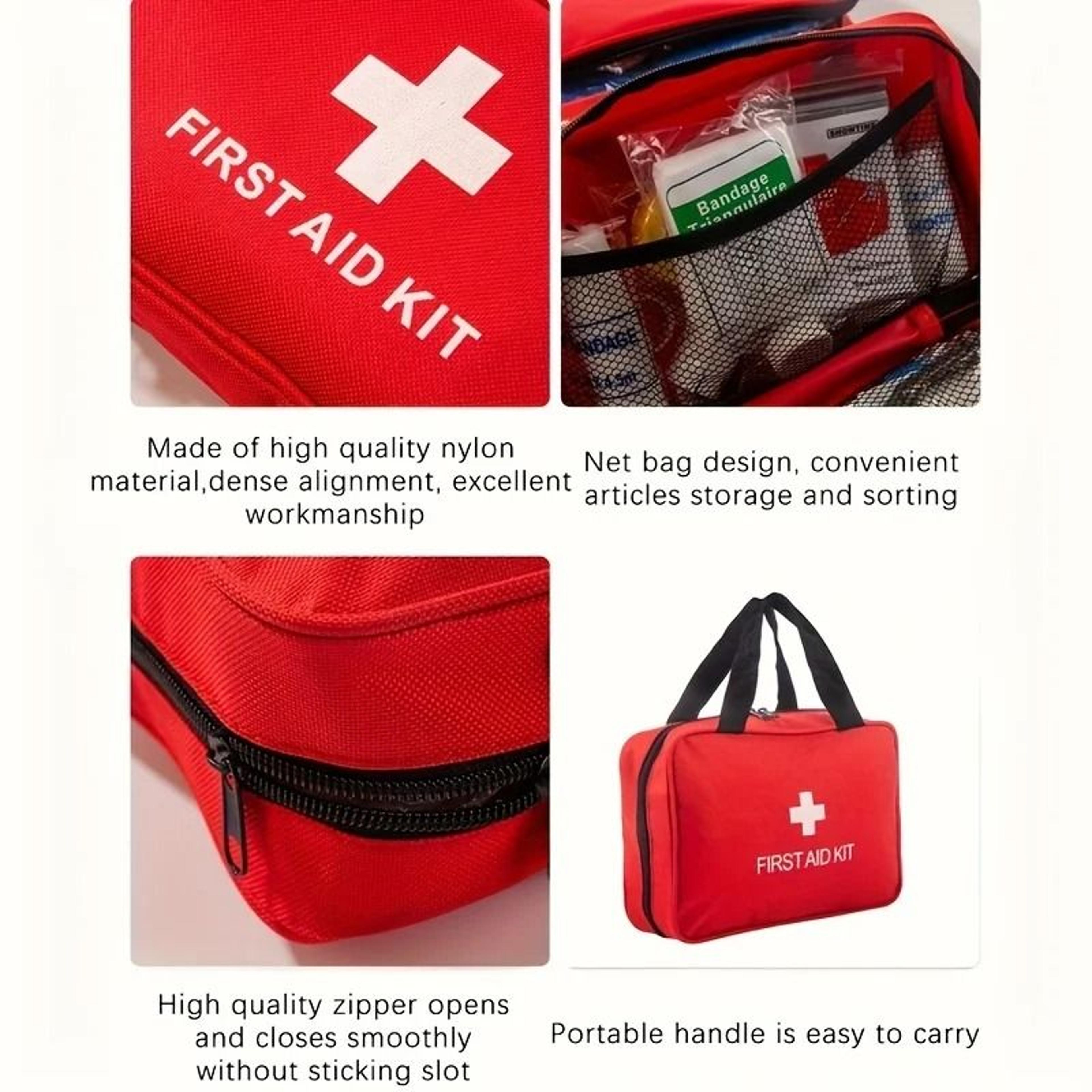 MultiPurpose Portable Emergency First Aid Kit  Tactical  Outdoor Ready 3