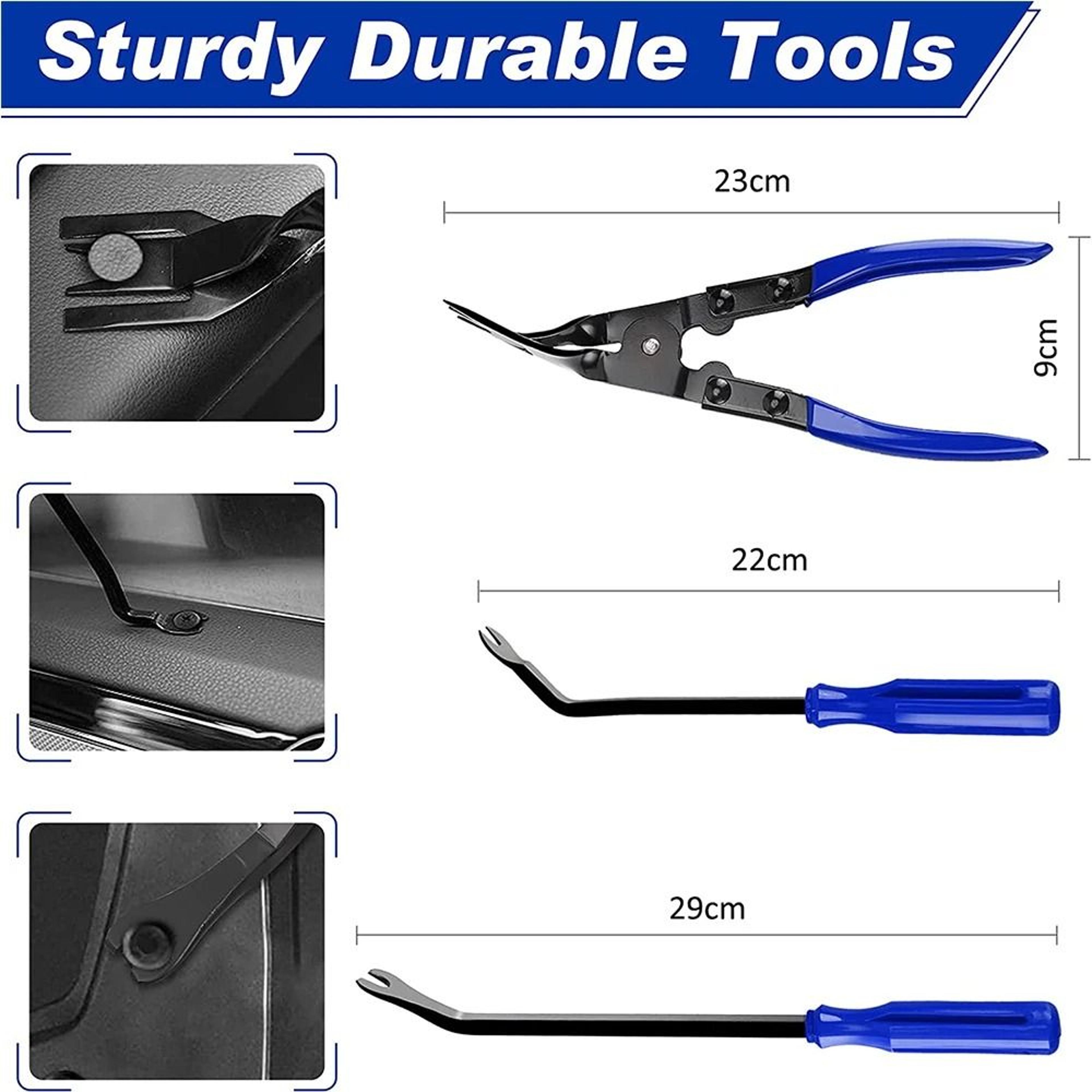 Professional Car Trim Removal Tool Set  Interior Disassembly  Fastener Kit 3