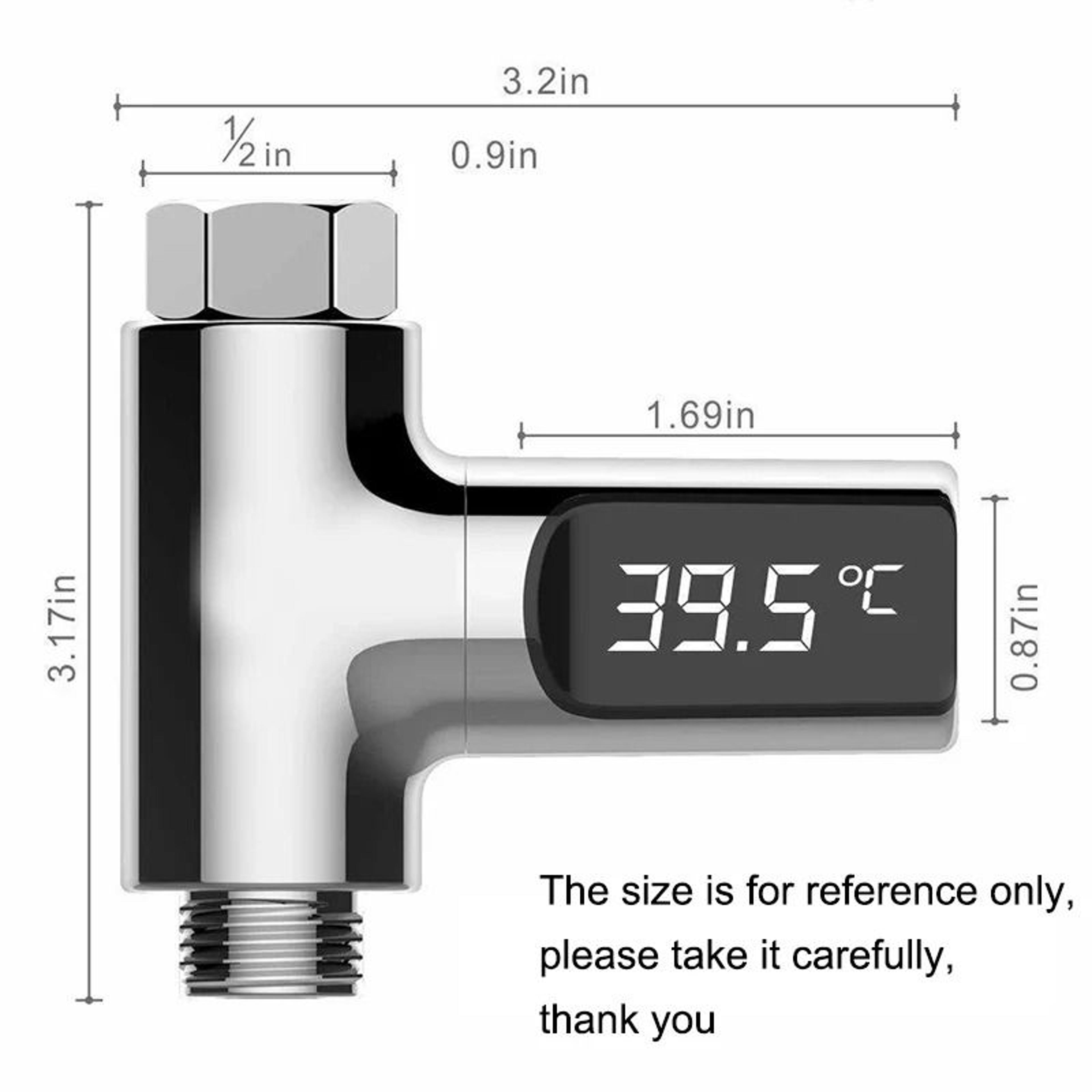 LED Display Household Water Shower Thermometer  RealTime Temperature Monitoring 3