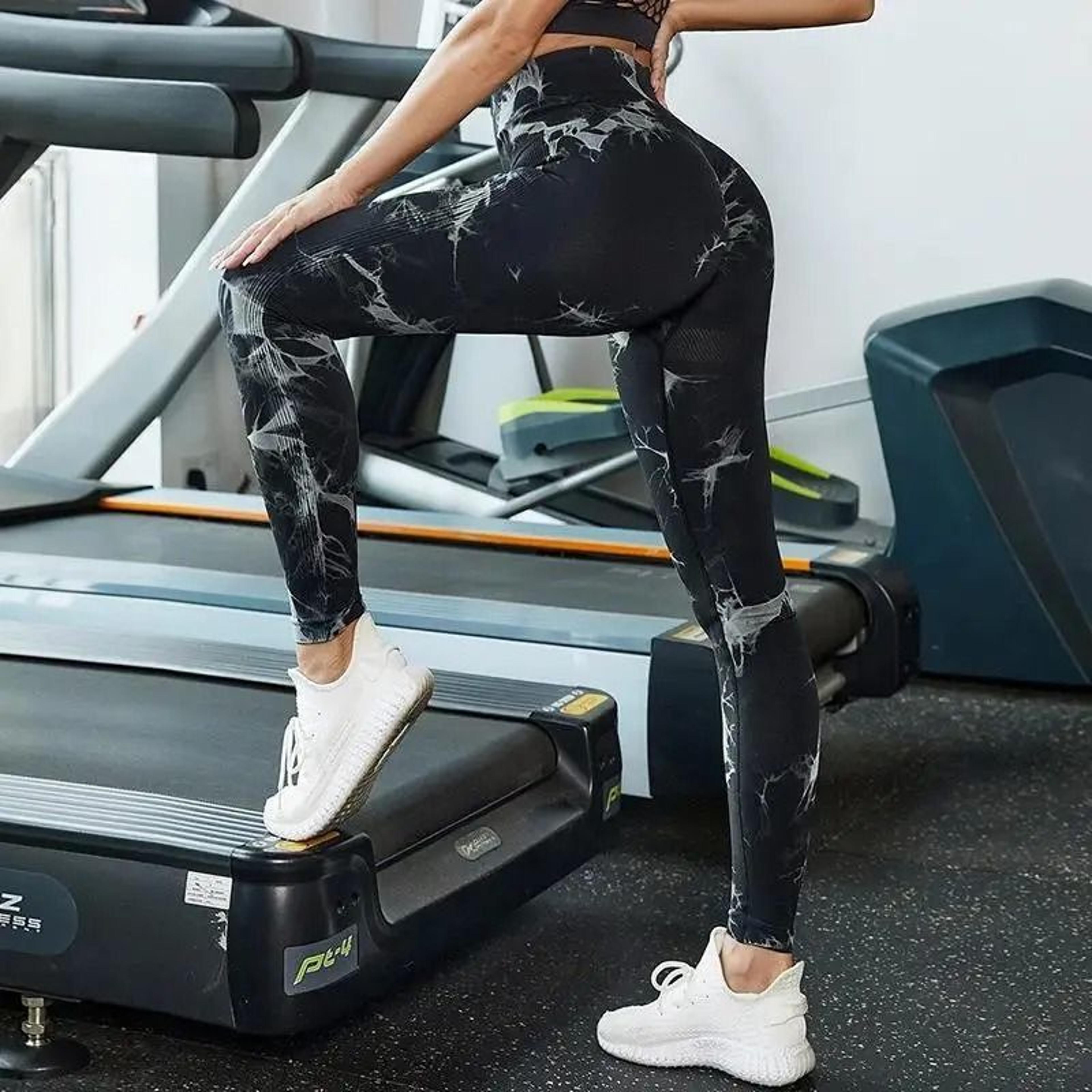 Womens Seamless TieDye Yoga Leggings 7