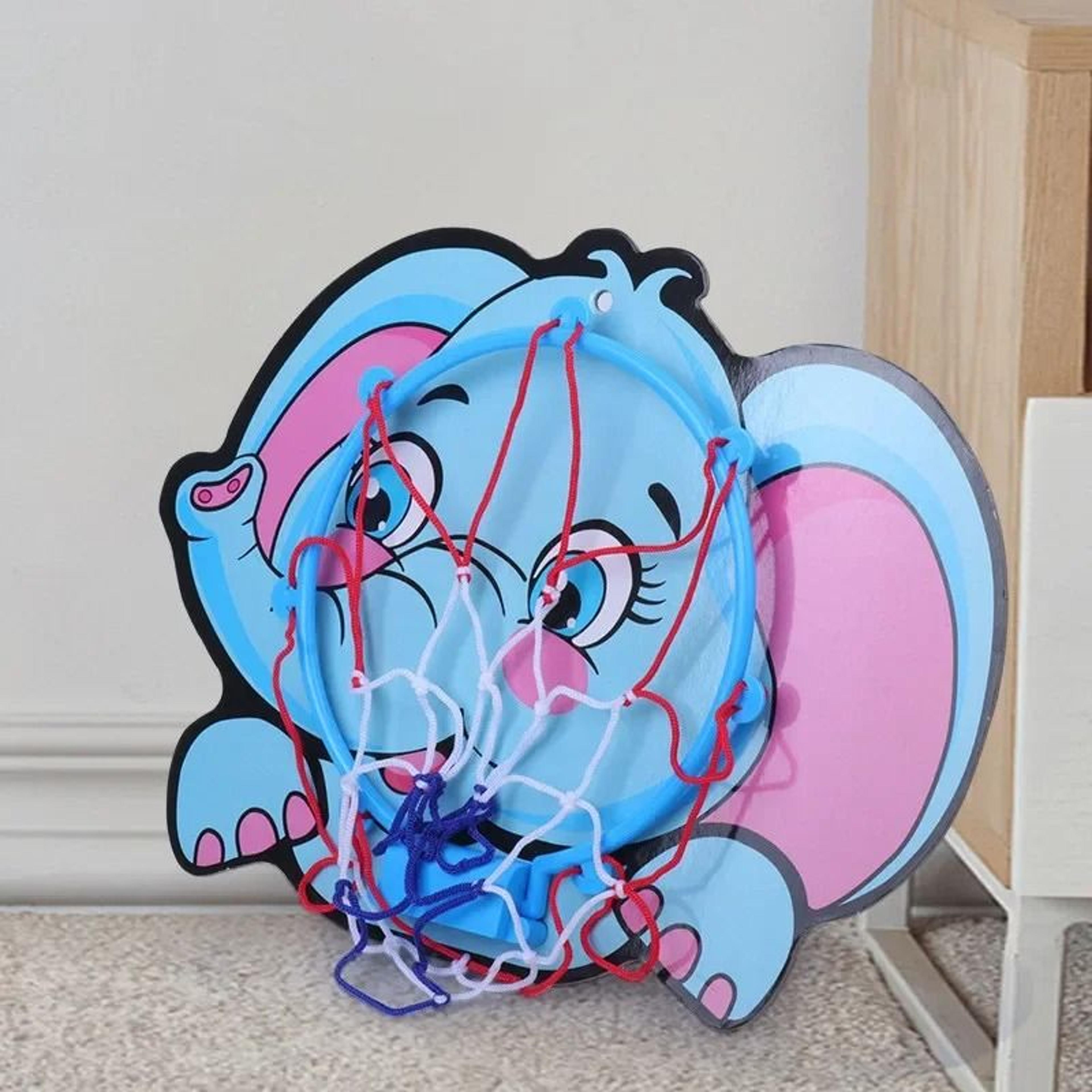 Professional Cartoon Animal Kids Basketball Hoop Kit 4