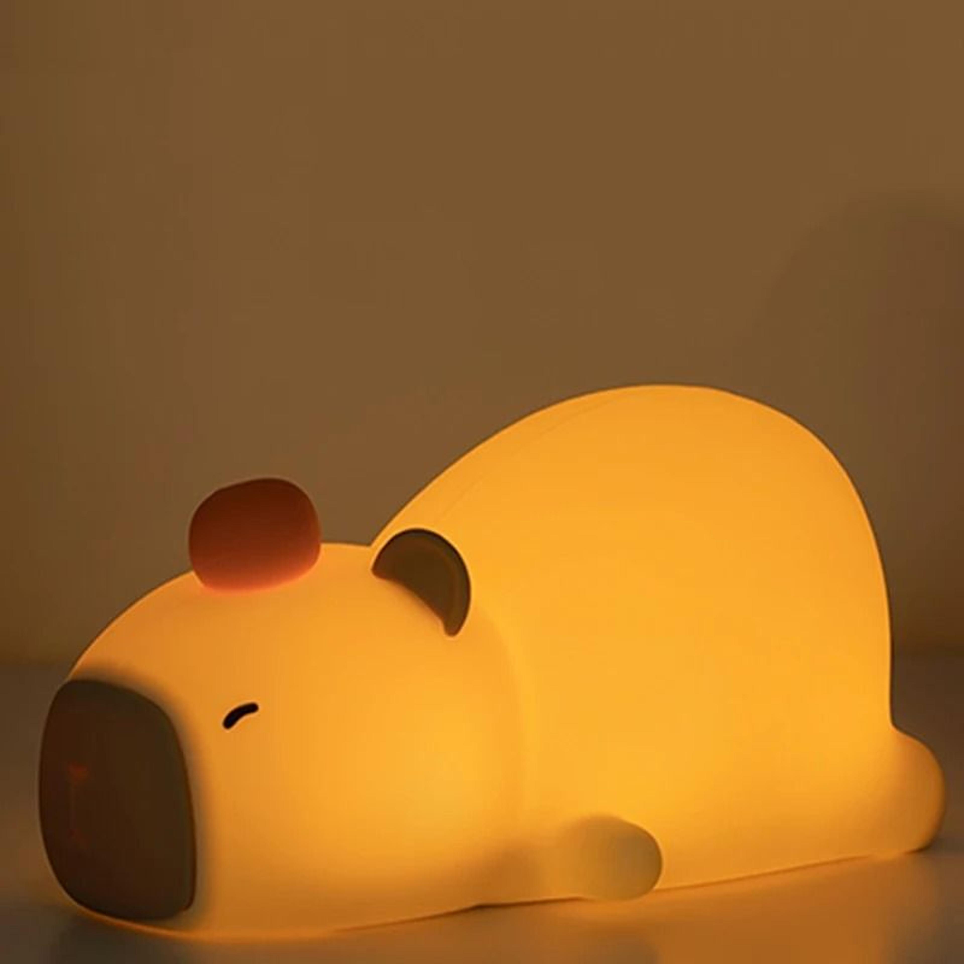 capybara cute silicone led cartoon night light