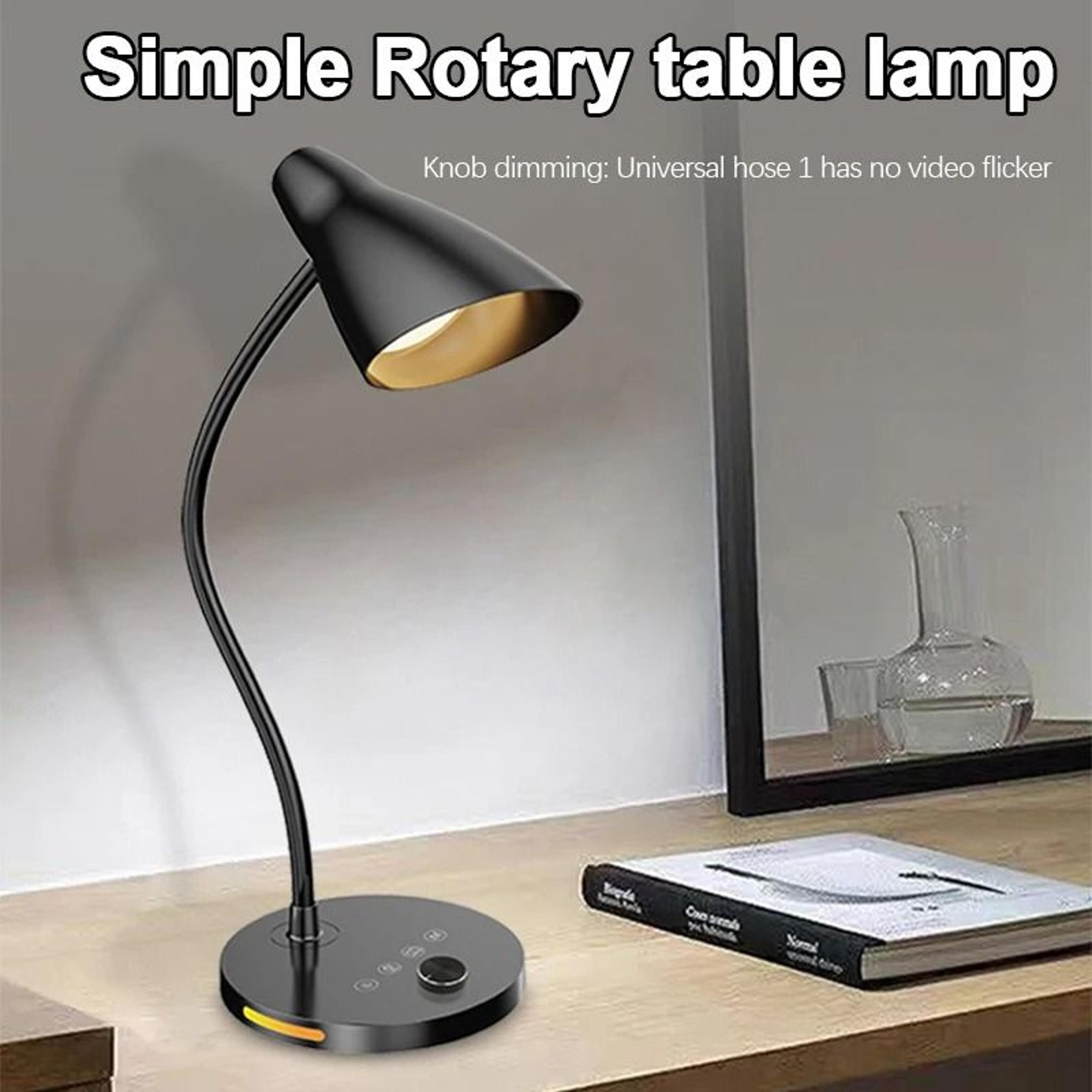 led desk lamp plug-in knob switch desktop reading lamp