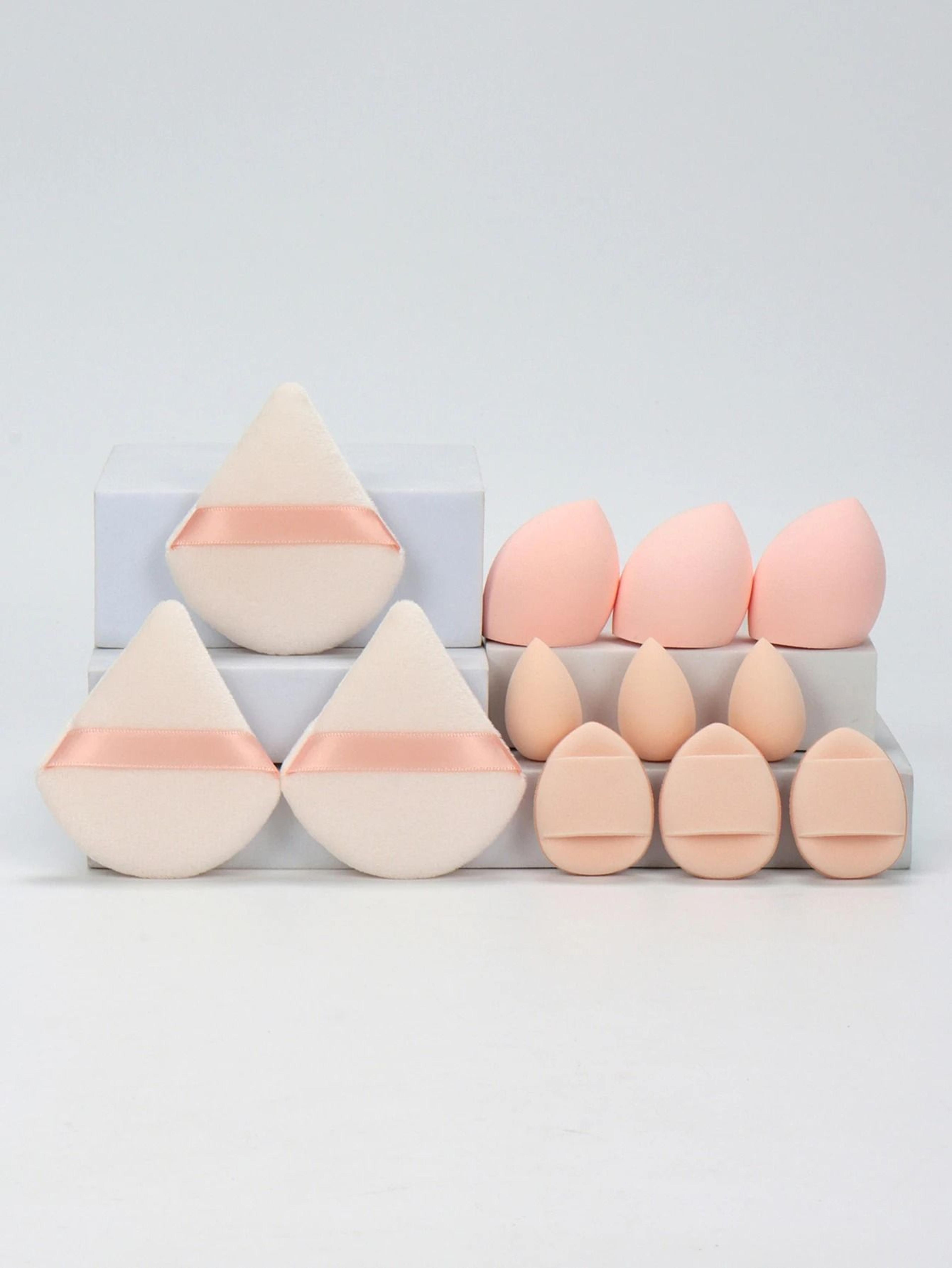 12Piece AllPurpose Makeup Sponge And Puff Set 18