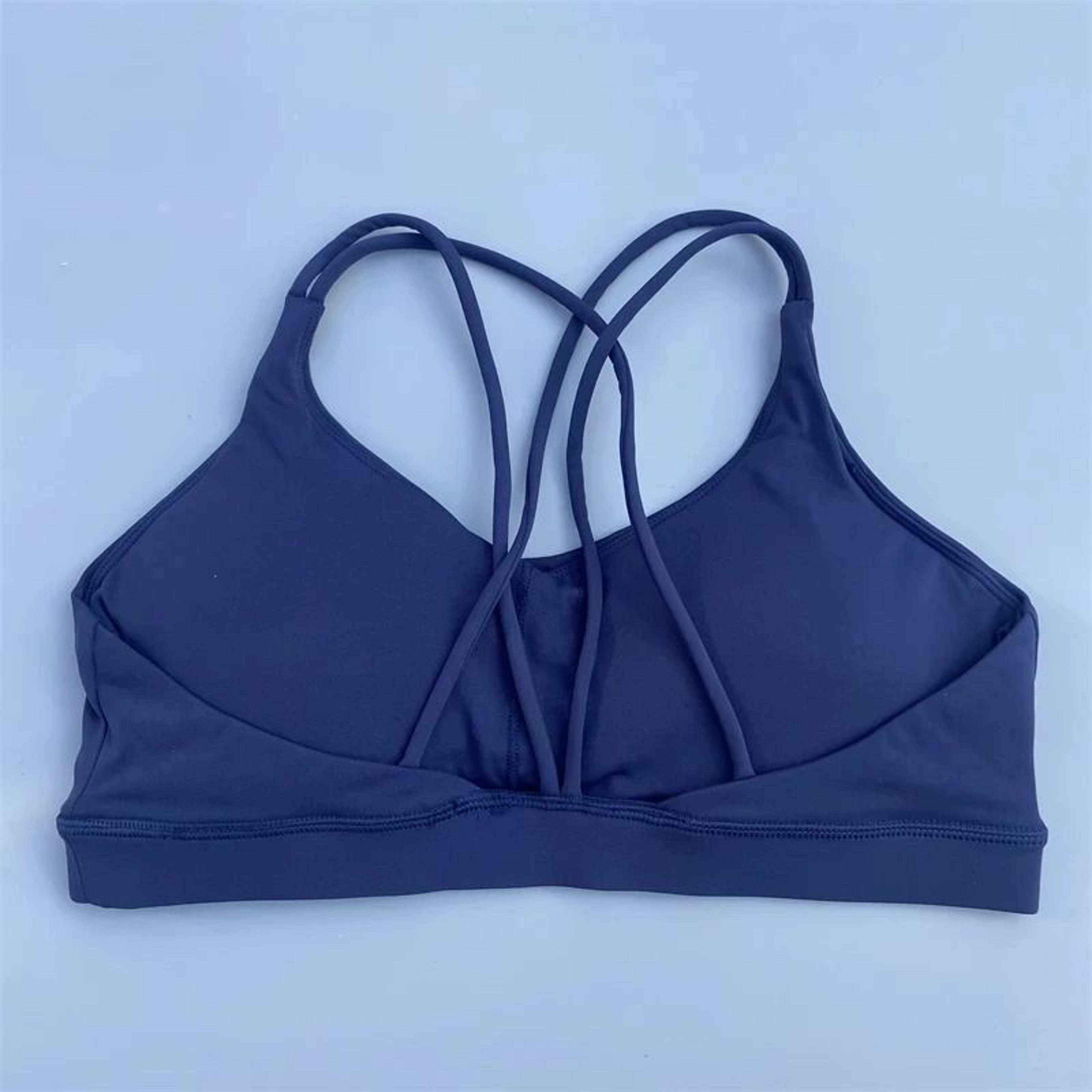 Solid Color Soft High Strength Womens Fitness Bra Tight Sport Top Comprehensive Training Gym Yoga U 7