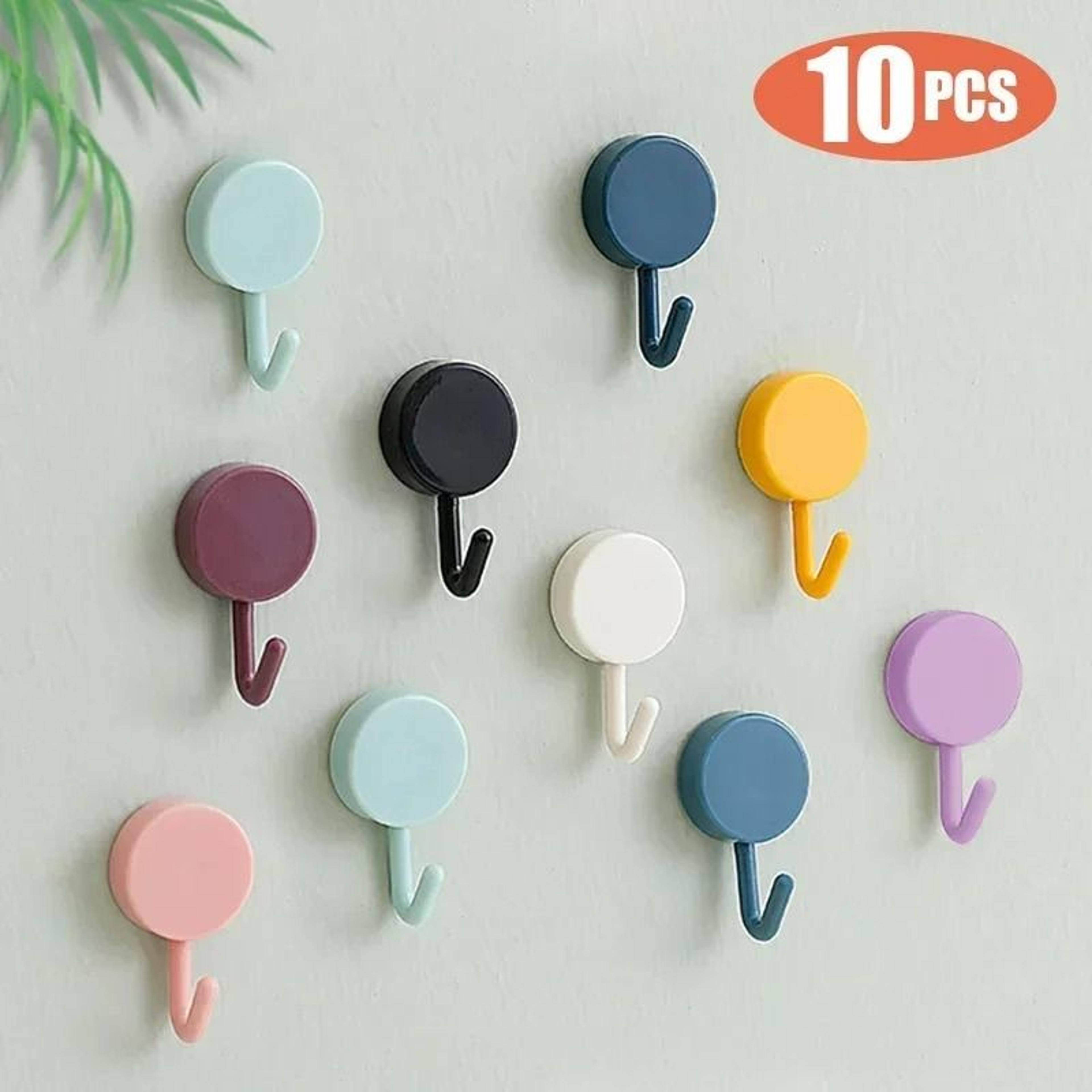Self Adhesive Strong Wall Hooks For Coat Bag Kitchen Towel Hanger 12