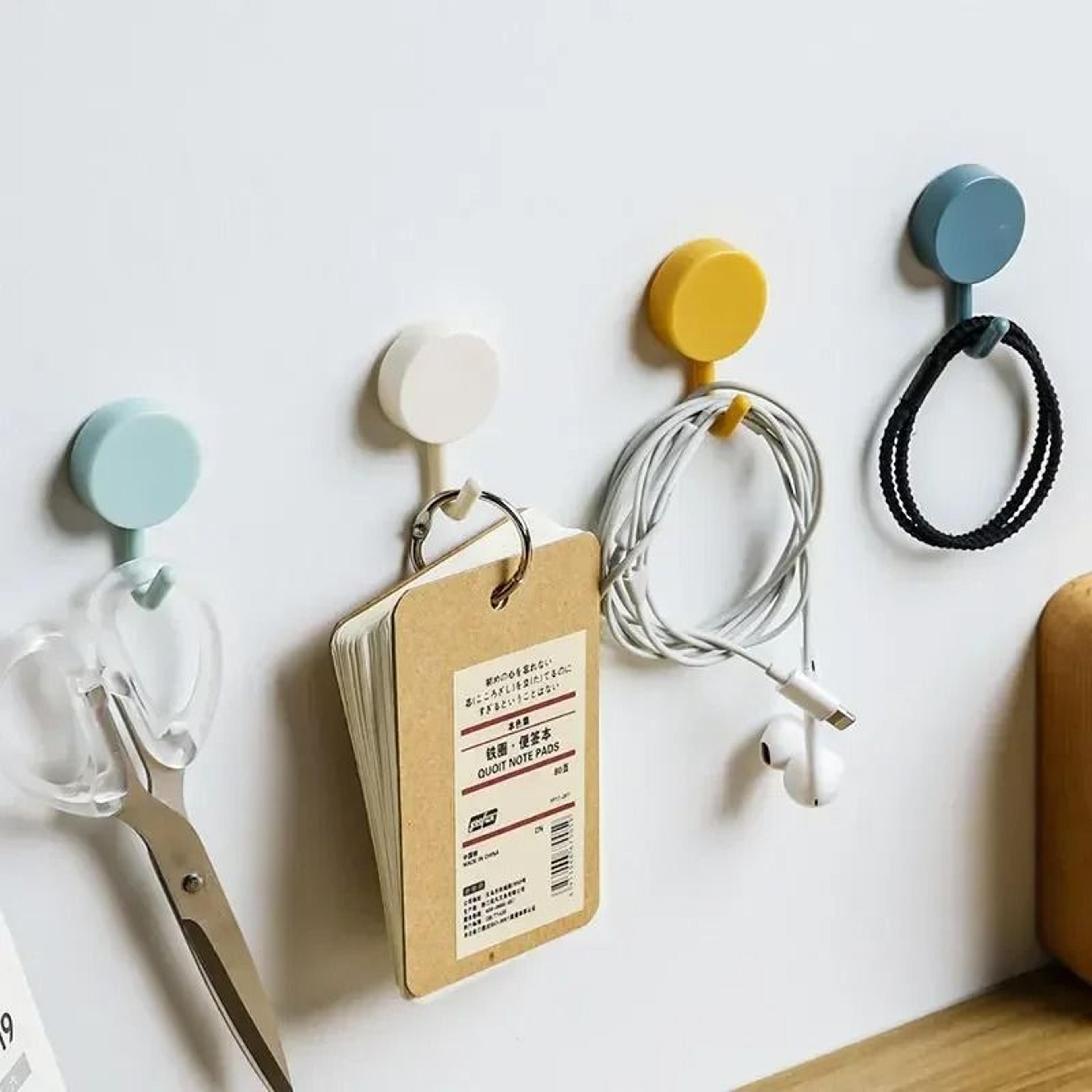 Self Adhesive Strong Wall Hooks For Coat Bag Kitchen Towel Hanger 3